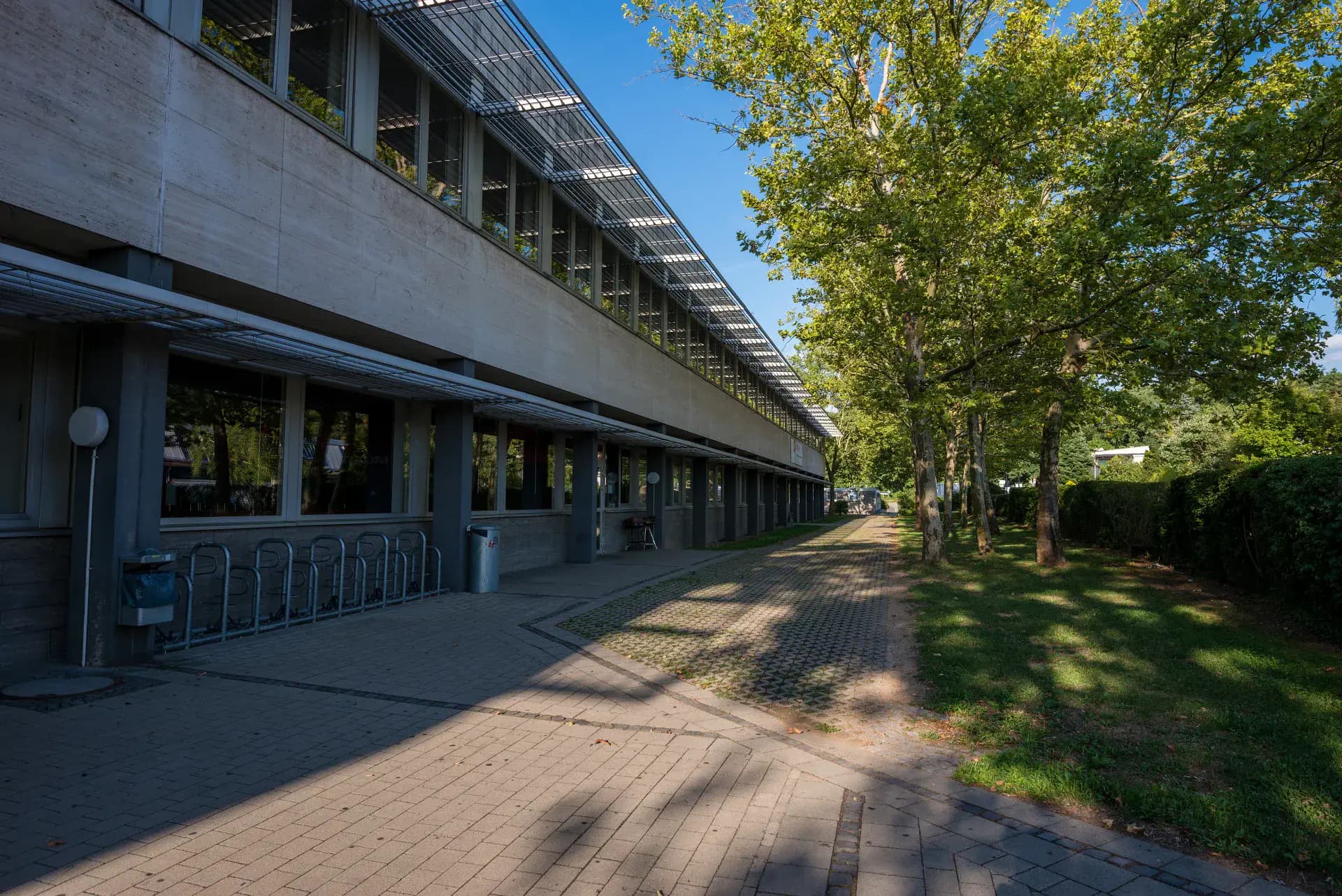 Gebäude der Hochschule Darmstadt auf dem Campus Dieburg