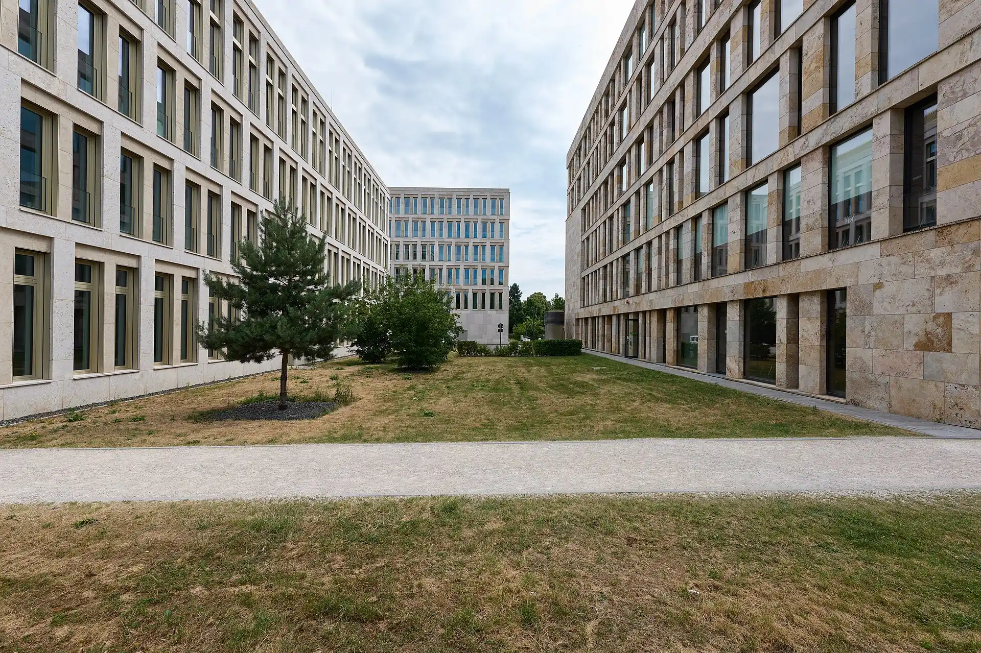 Neubauten des Campus Westend im Frankfurter Westend