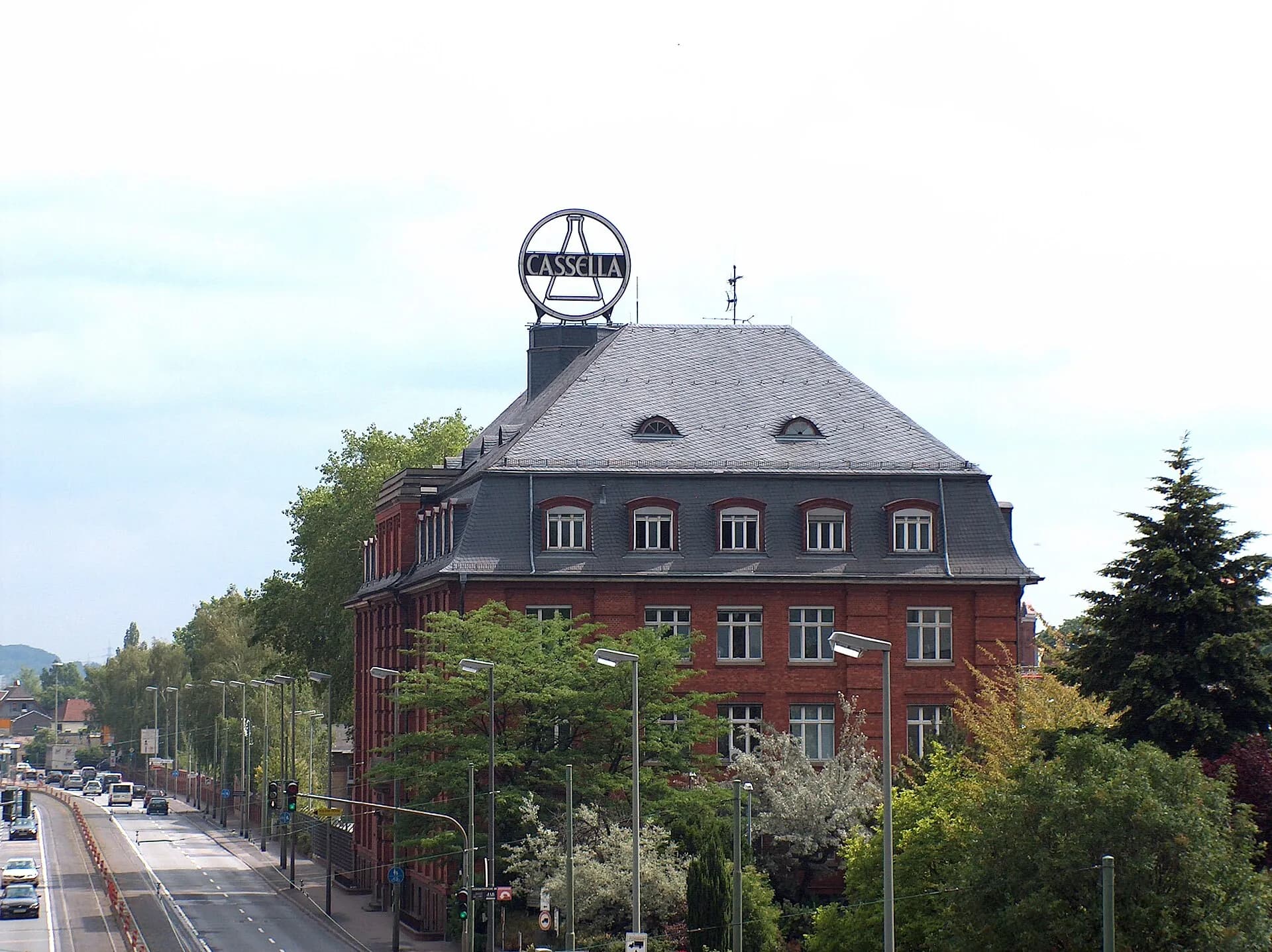 Hauptgebäude der Cassella in Frankfurt Fechenheim