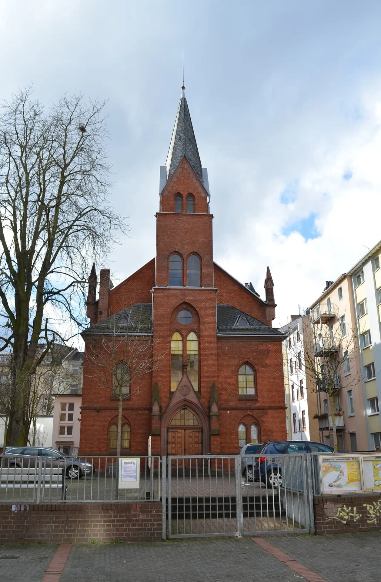 Christuskirche am Merianplatz im Frankfurter Nordend
