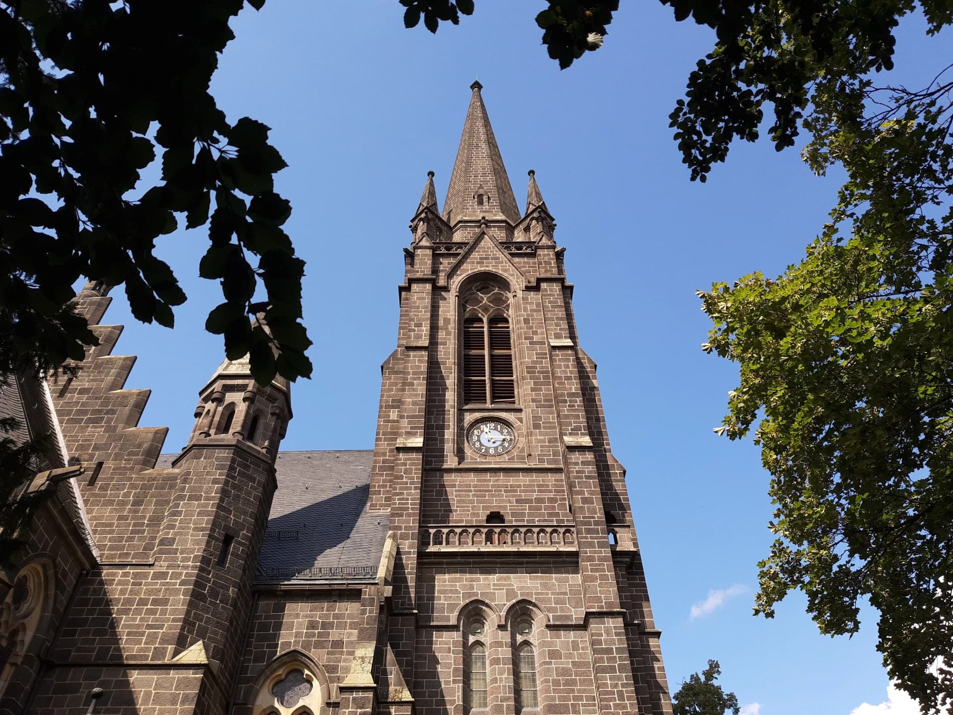 Turm der Dankeskirche in Bad Nauheim