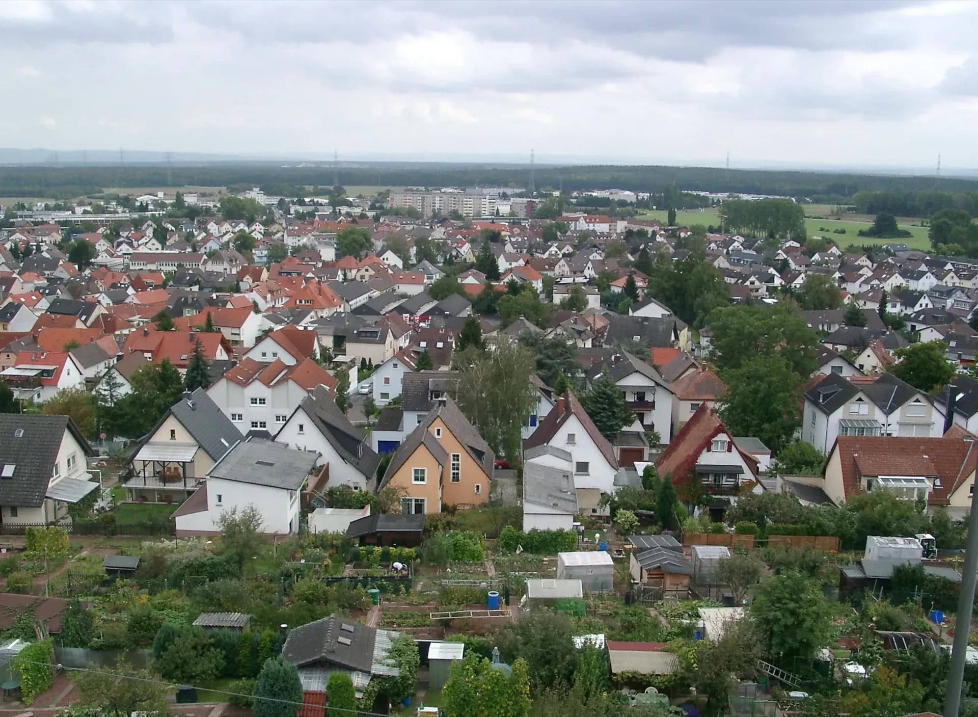Dietzenbach von oben
