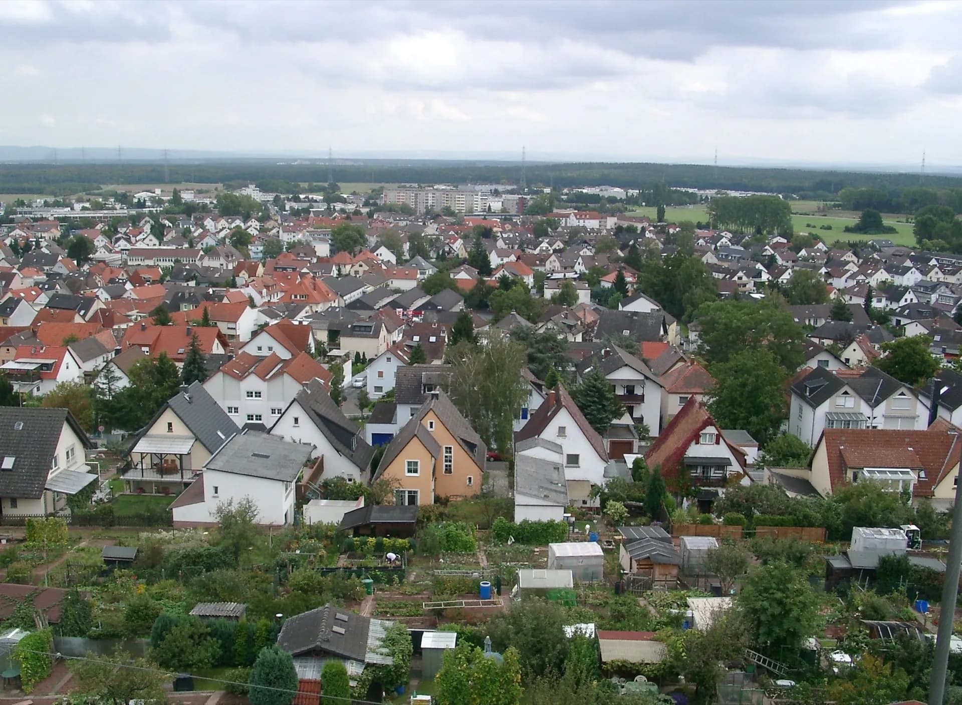 Dietzenbach von oben