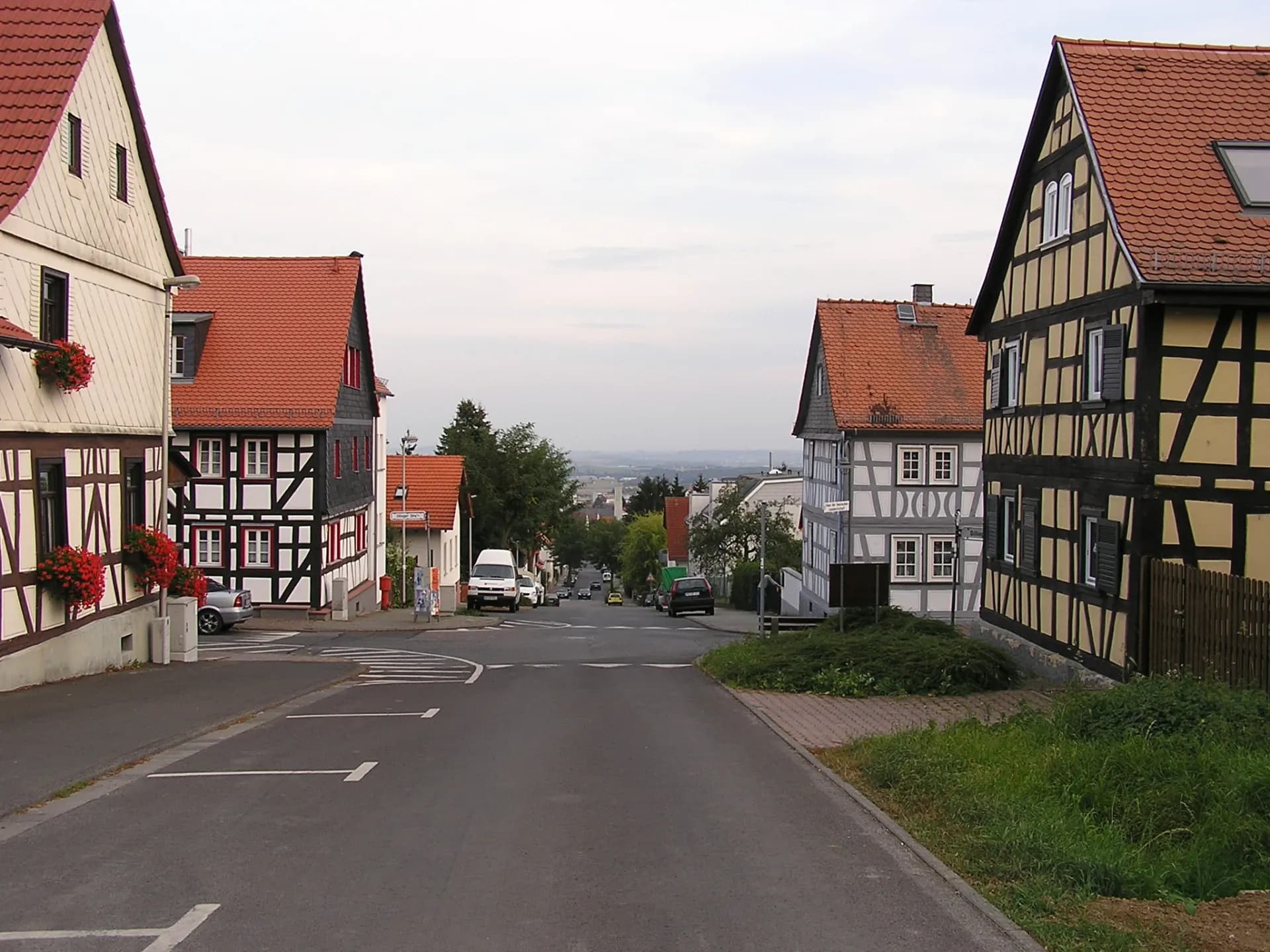 Straßenzug in Dillingen in Friedrichsdorf
