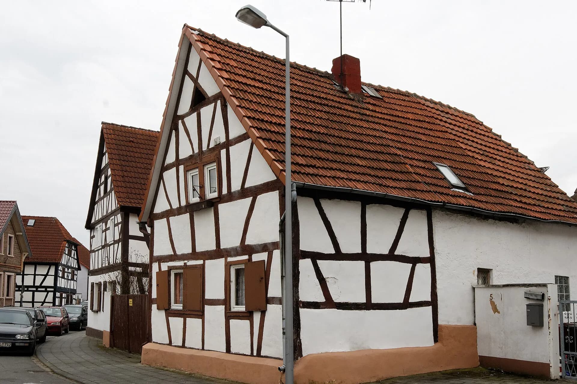 Fachwerkzeile Dockendorffstraße 7-9-11 in Ober-Roden