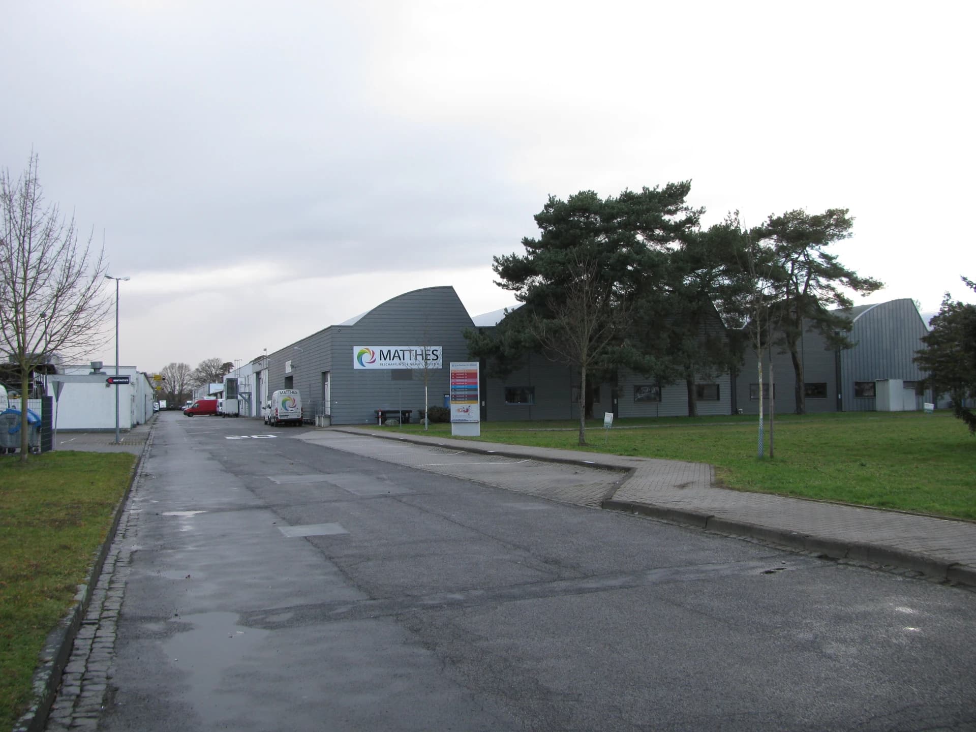 Gewerbegebiet an der Honeywellstraße in Maintal-Dörnigheim