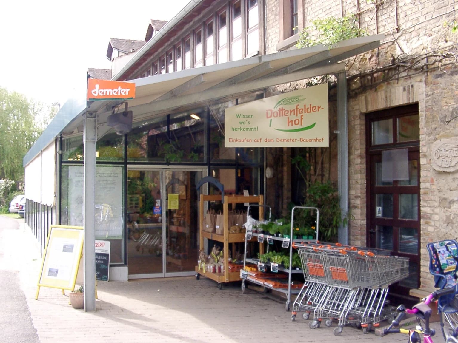 Hofladen des Dottenfelderhofs in Bad Vilbel