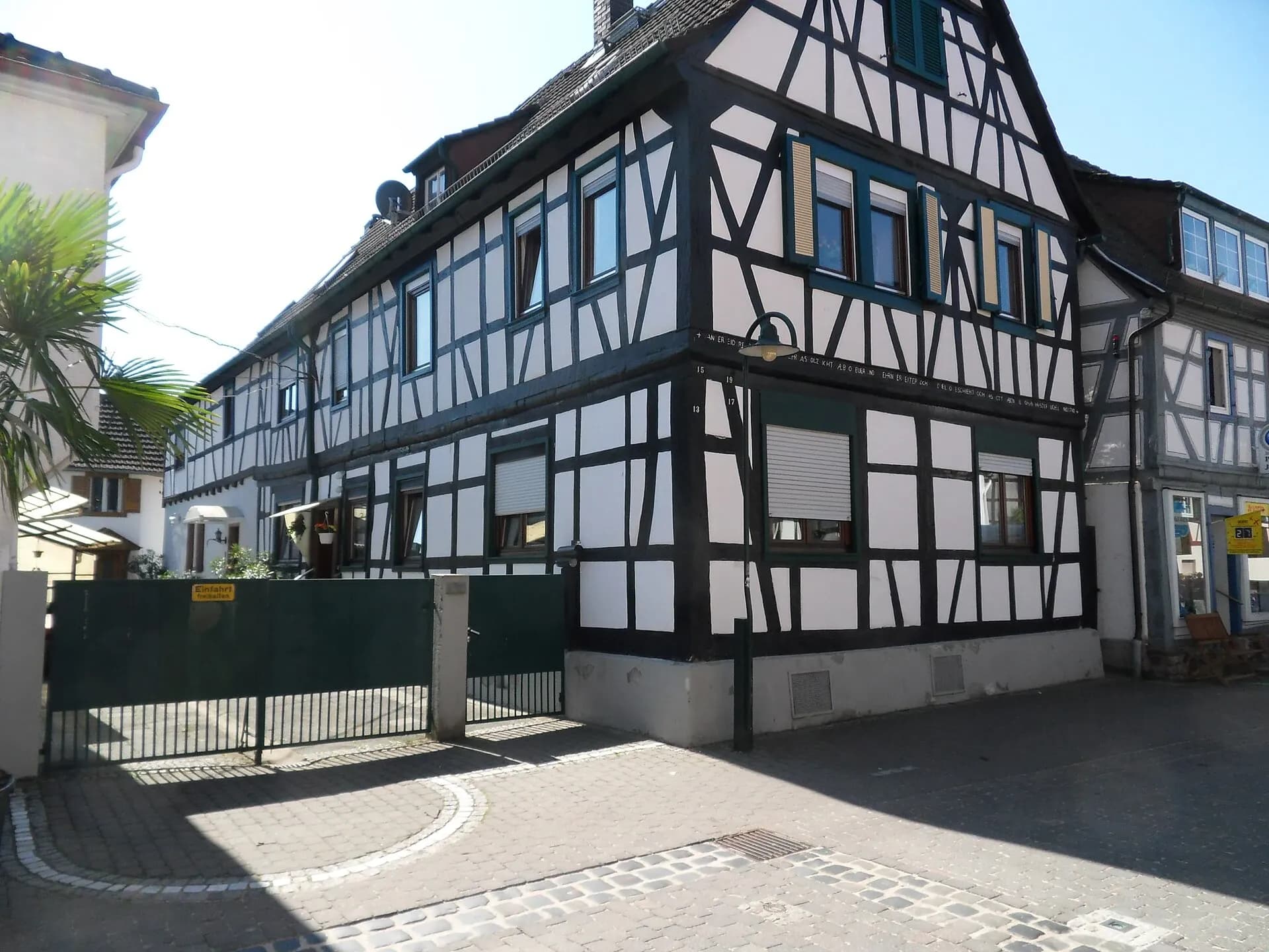 Fachwerkzeile Fahrgasse 13 bis 19 in Dreieich-Dreieichenhain