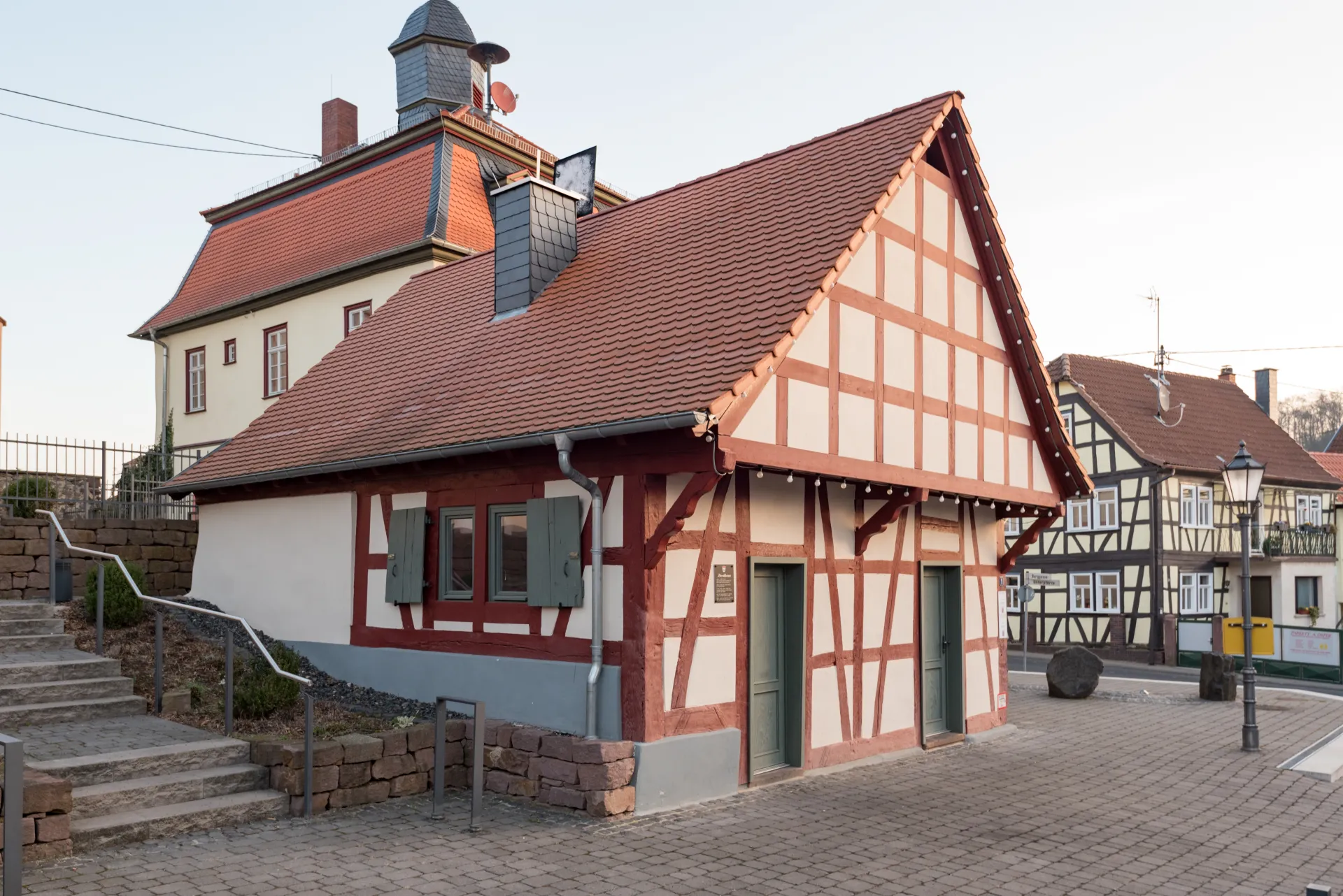Fachwerkhaus Burggasse 1 in Büdingen-Eckartshausen