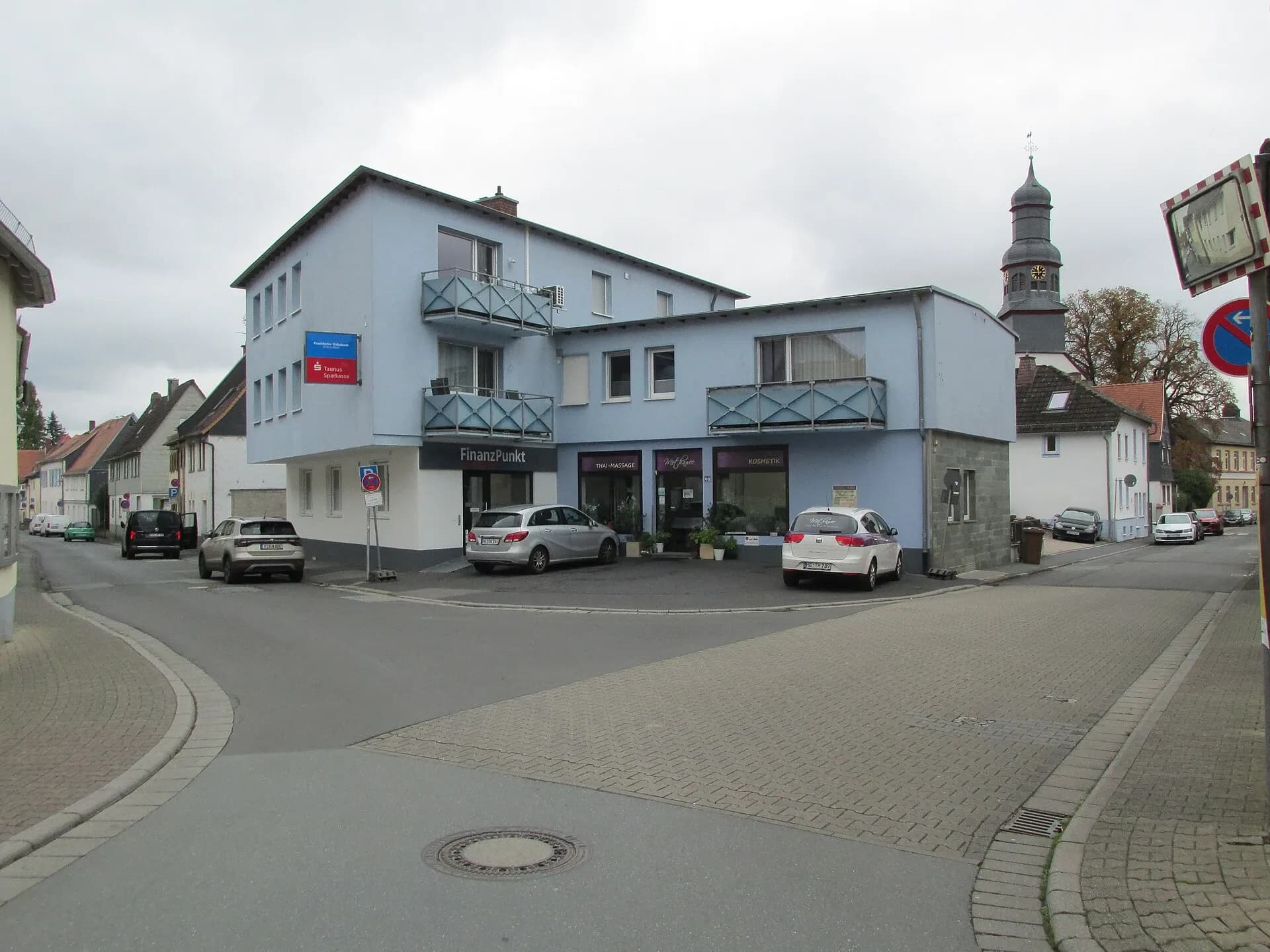 Ecke Burgstraße und Lange Straße in Oberursel-Bommersheim