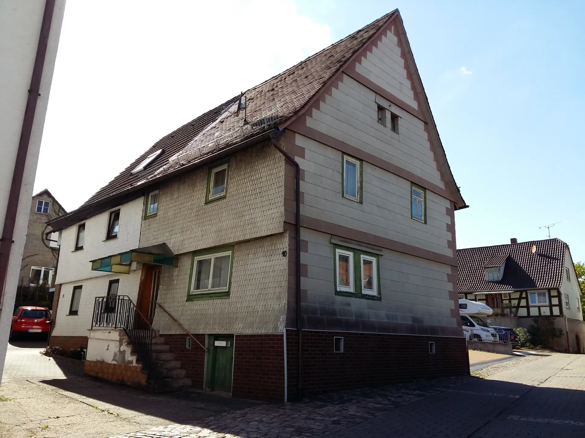 Fachwerkhaus in der Eckgasse 8–10 in Höchst im Odenwald