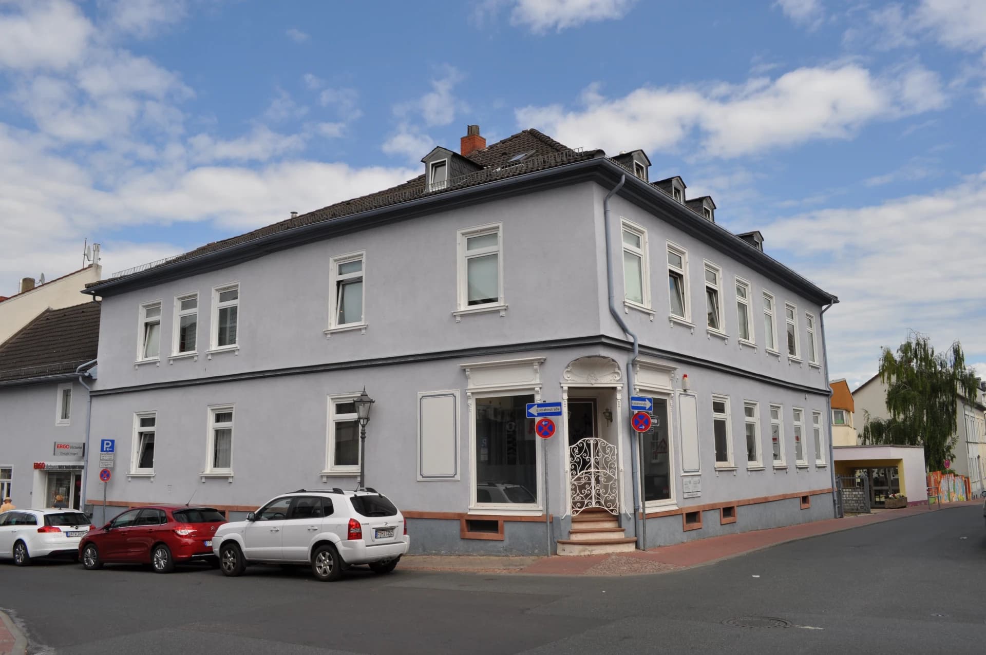 Eckhaus in der Elisabethenstraße in Bad Homburg