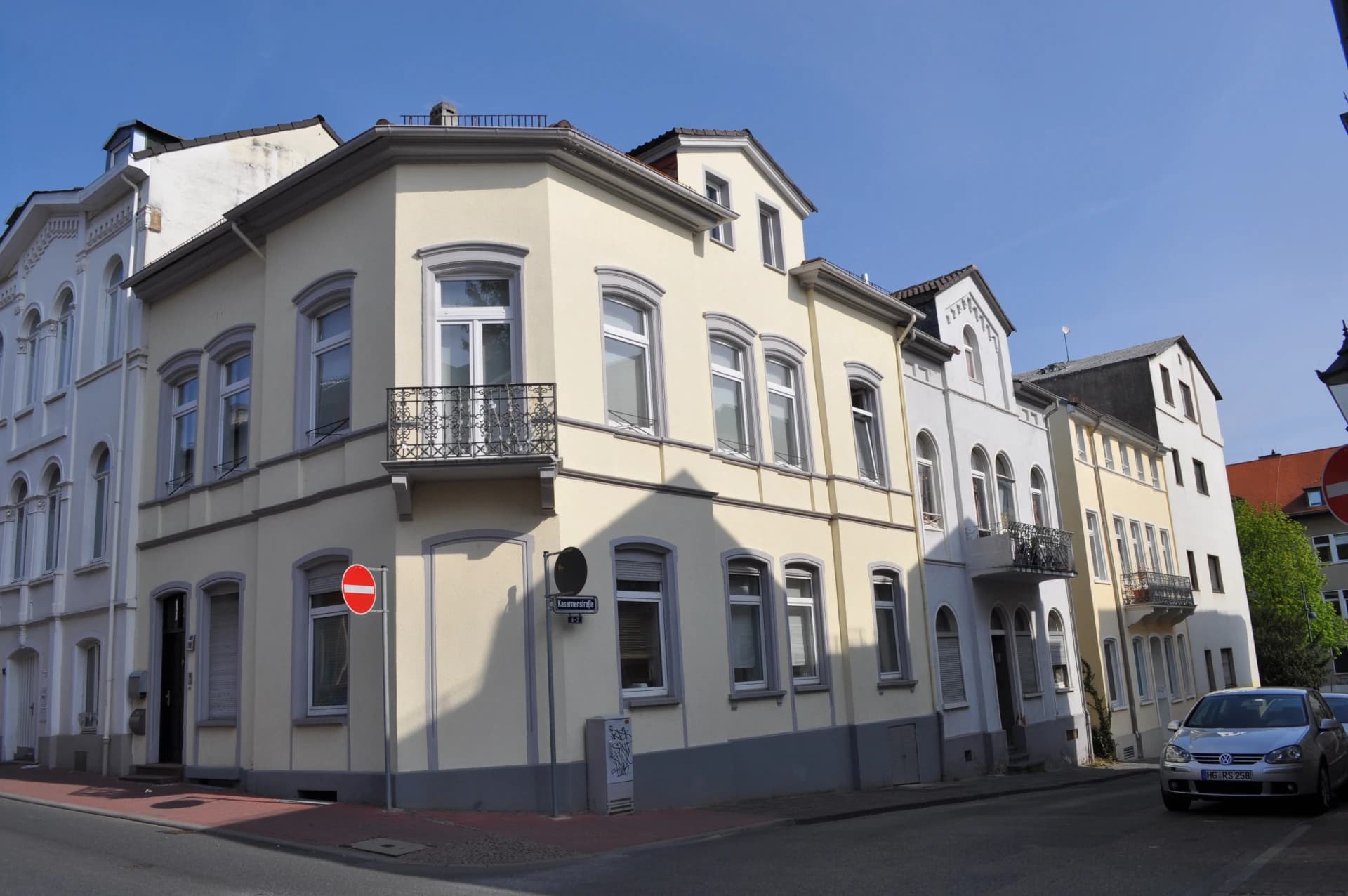 Eckhaus in der Kasernenstraße in Bad Homburg