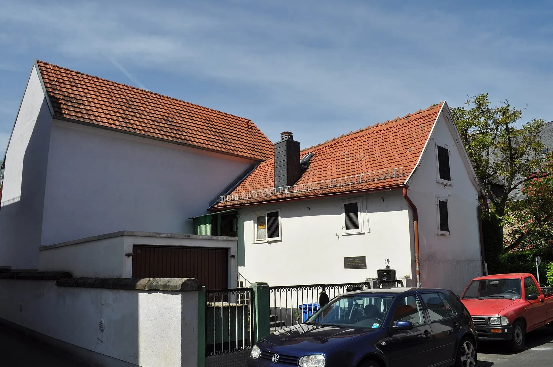 Gebäude der ehemaligen Synagoge in der Bornstraße in Bad Homburg-Ober-Erlenbach