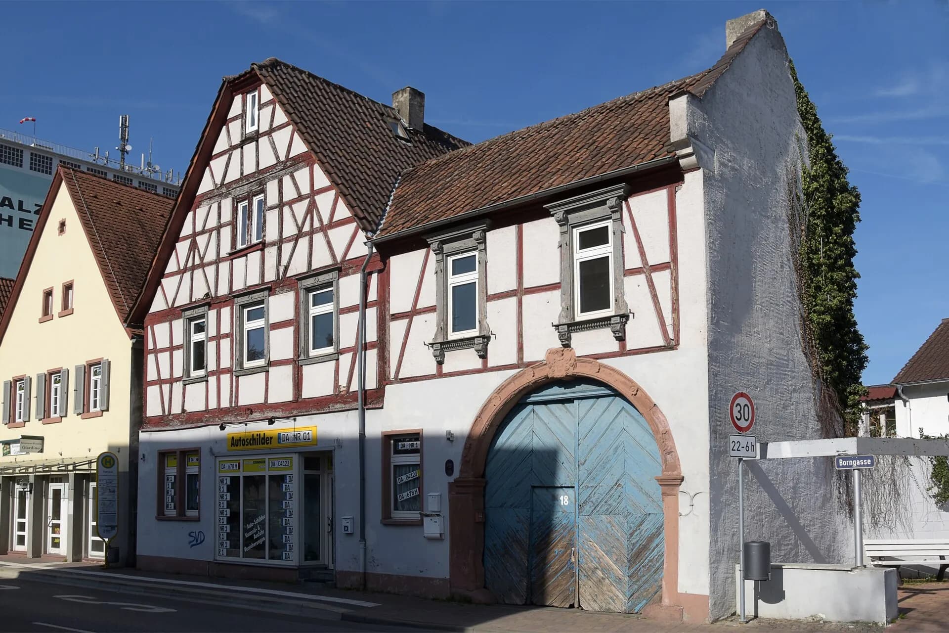 Ehemaliges Amtshaus in der Borngasse 18 in Pfungstadt