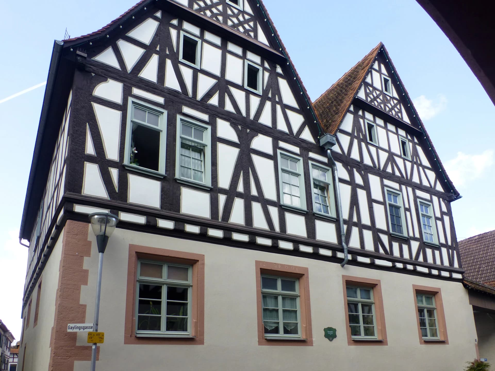 Ehemaliges Amtshaus in der Amtsgasse in Babenhausen