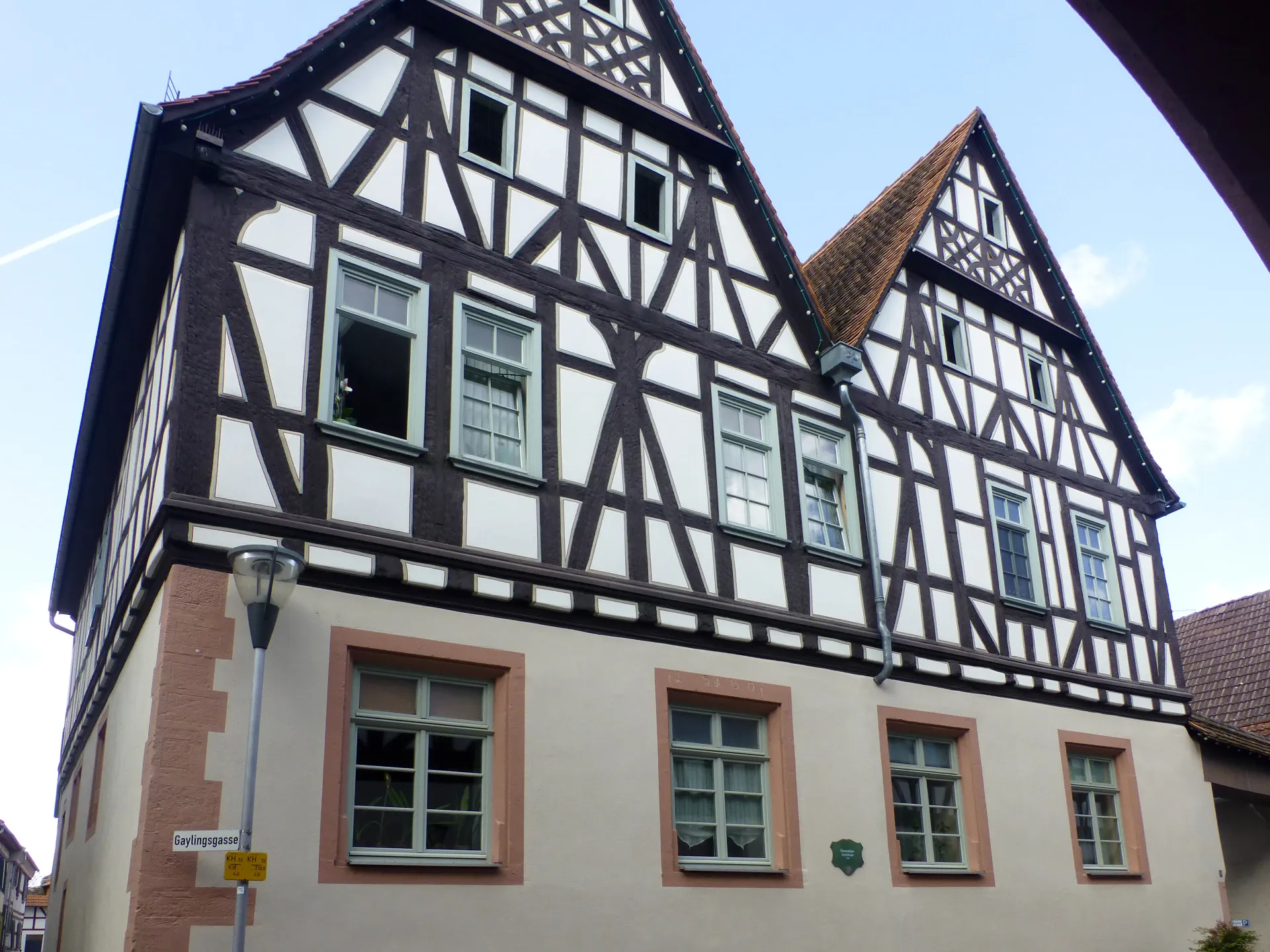 Ehemaliges Amtshaus in der Amtsgasse in Babenhausen