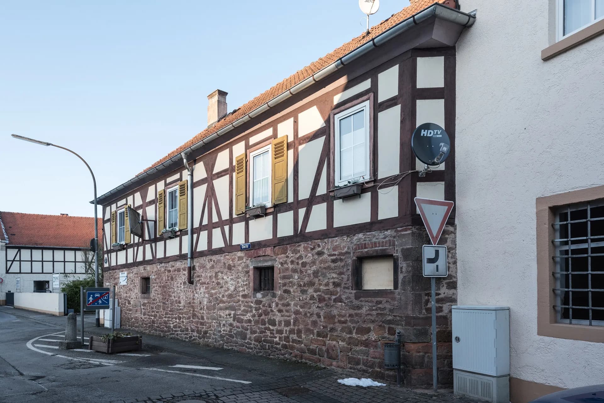 Längsseite des ehemaligen Forsthauses in Wächtersbach
