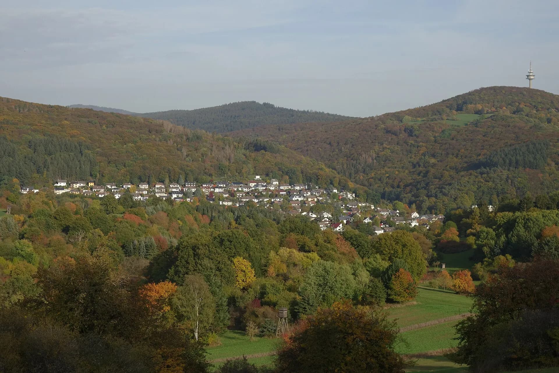 Blick über Eppstein-Ehlhalten zum Atzelberg