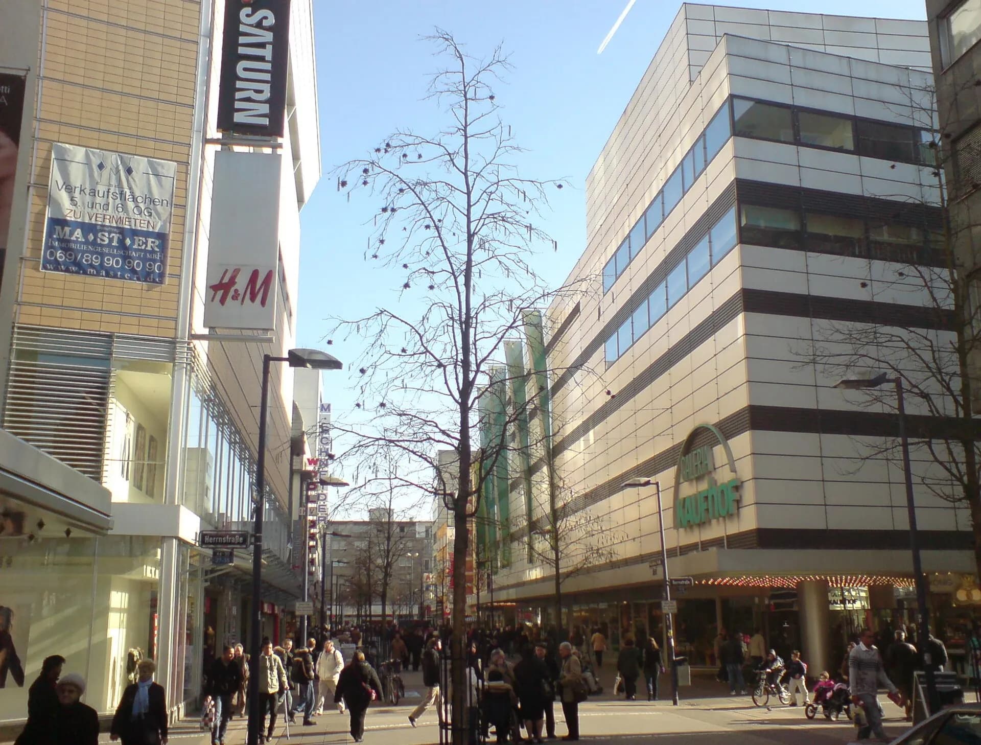Einkaufsstraße Frankfurter Straße in Offenbach