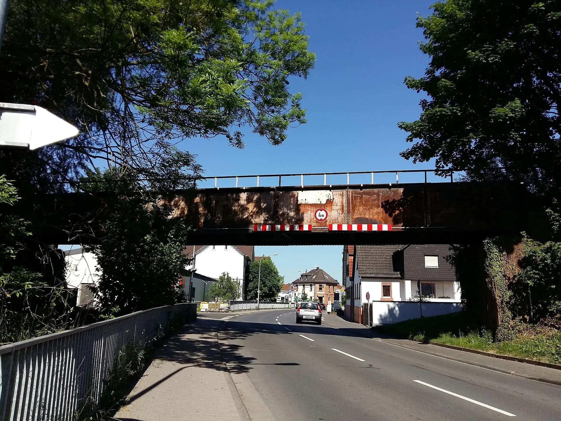 Eisenbahnunterführung an der Hahner Straße in Reinheim