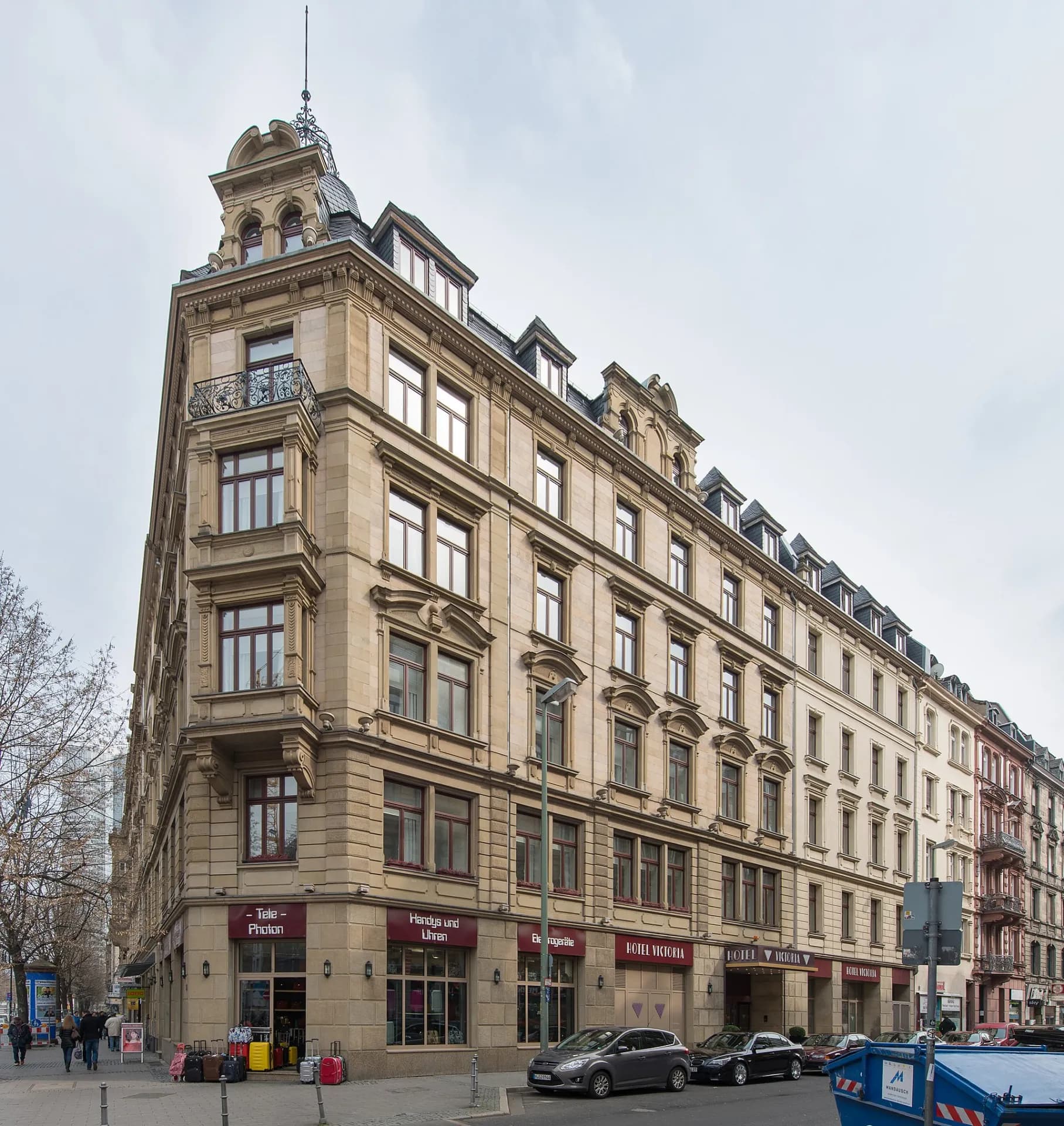 Eckhaus Elbestraße und Kaiserstraße im Frankfurter Bahnhofsviertel