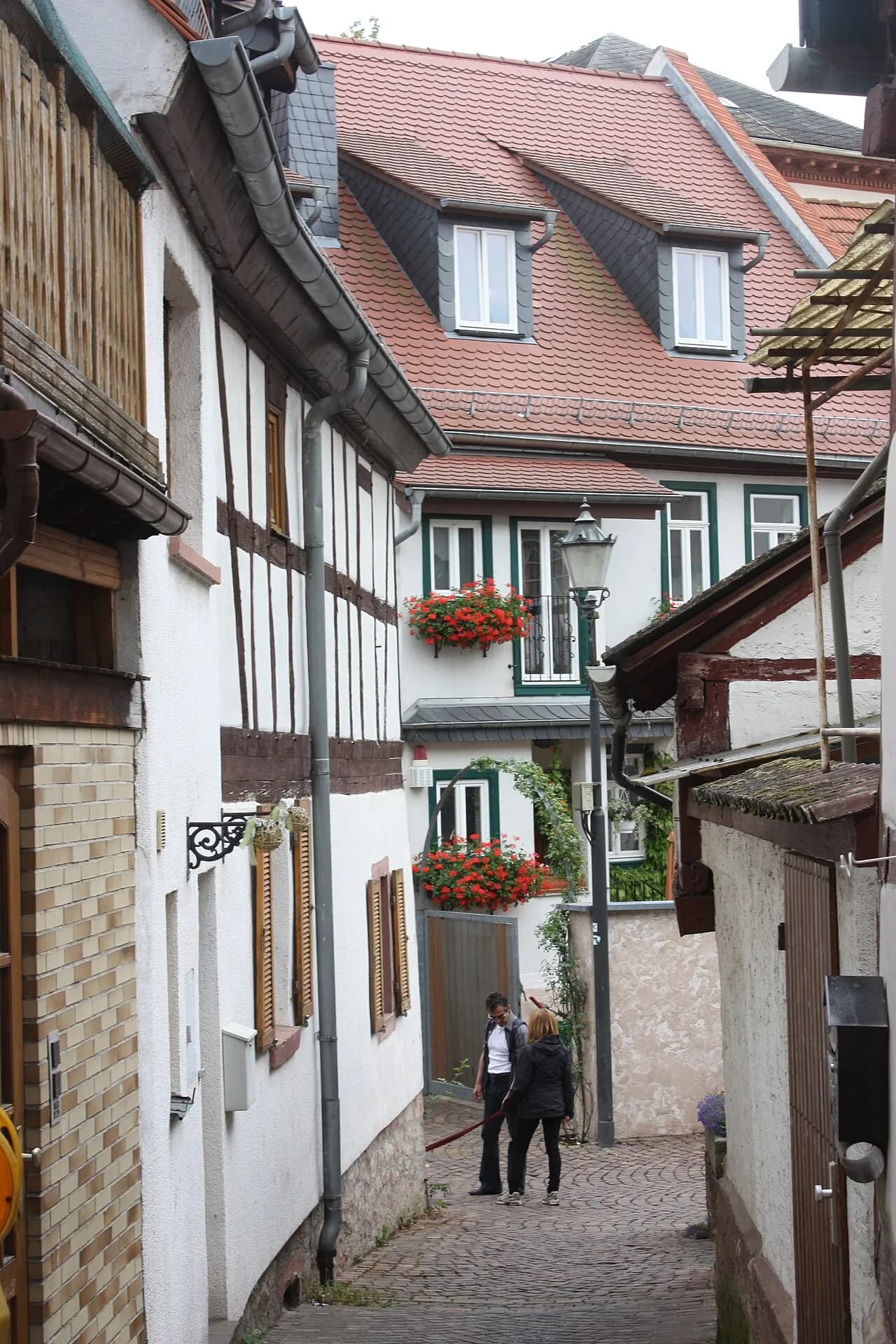 Enge Altstadtgasse in Seligenstadt