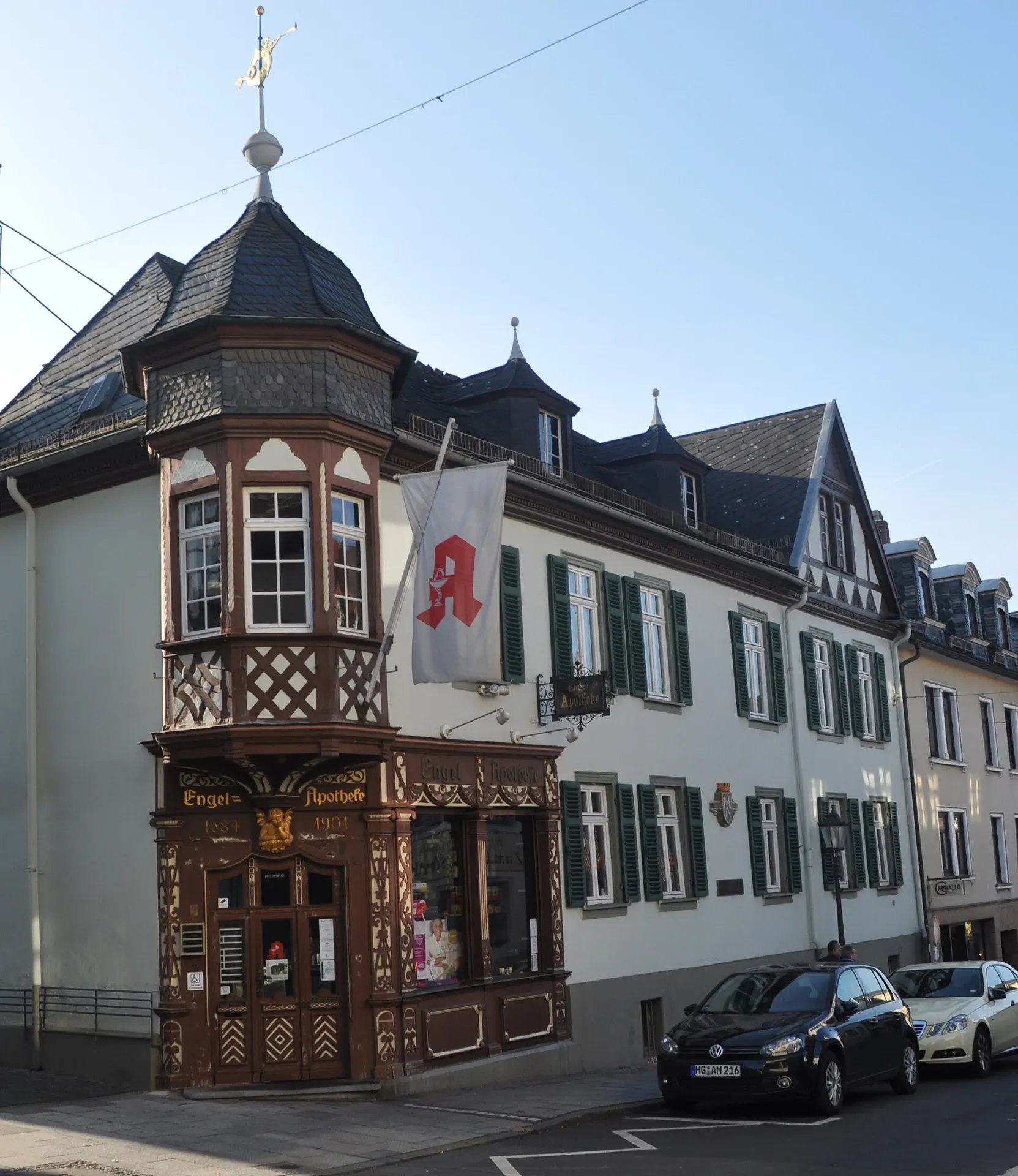 Engel-Apotheke mit Erker in Bad Homburg
