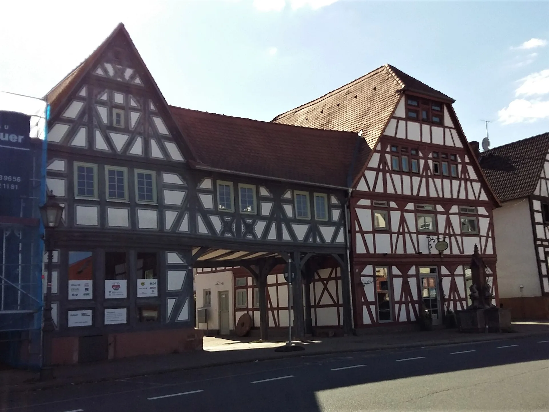 Fachwerkhaus Erbacher Straße 9–11 in Höchst im Odenwald