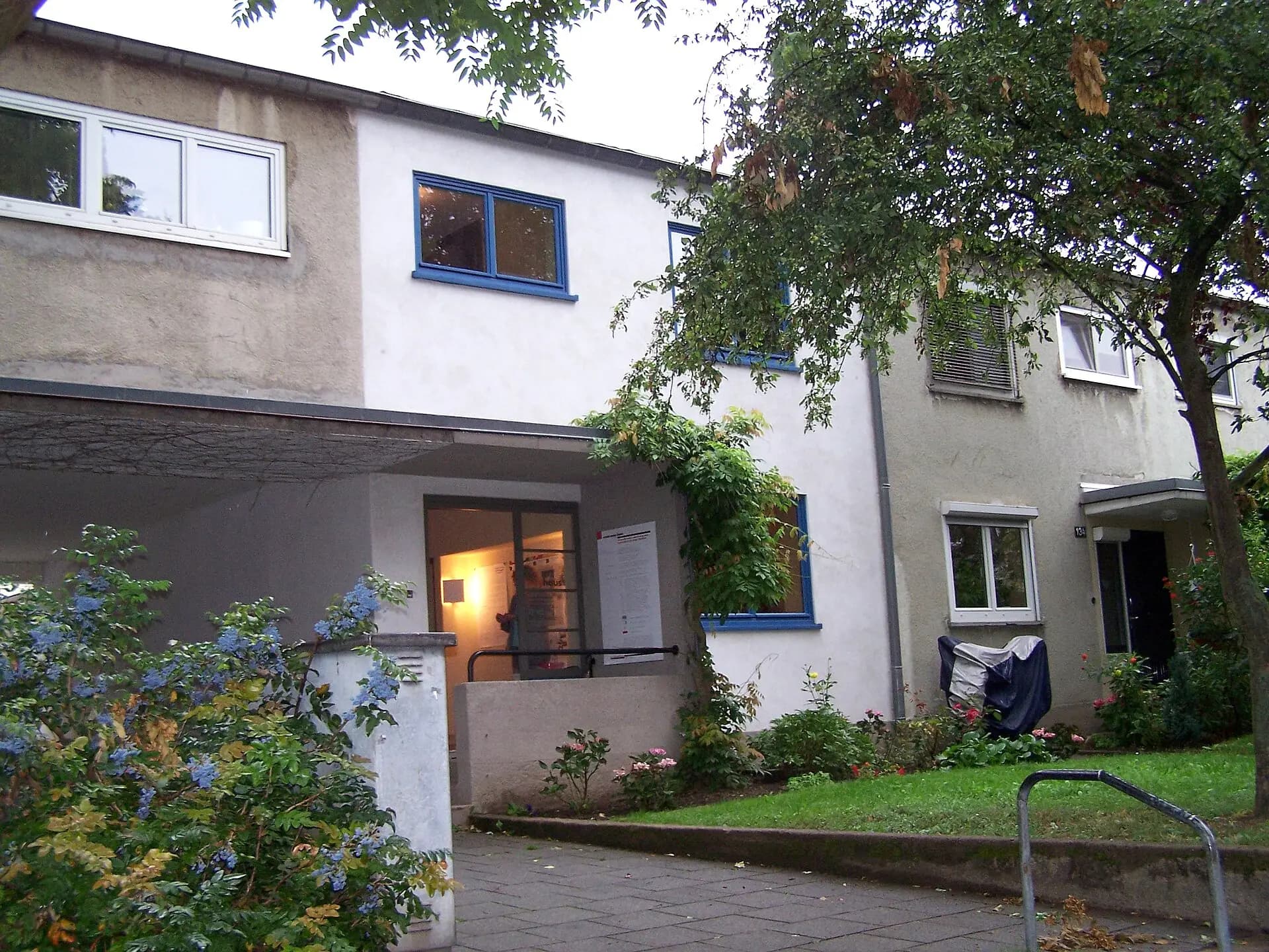 Ernst-May-Haus in der Siedlung Römerstadt in Frankfurt Heddernheim