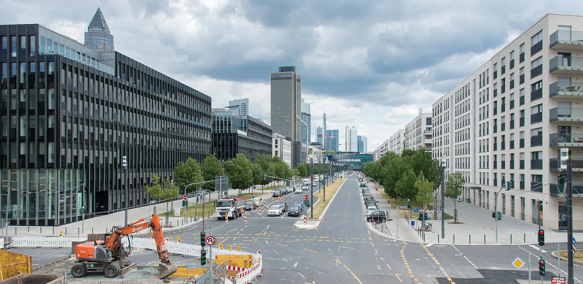 Neubauten an der Europa-Allee im Frankfurter Gallus