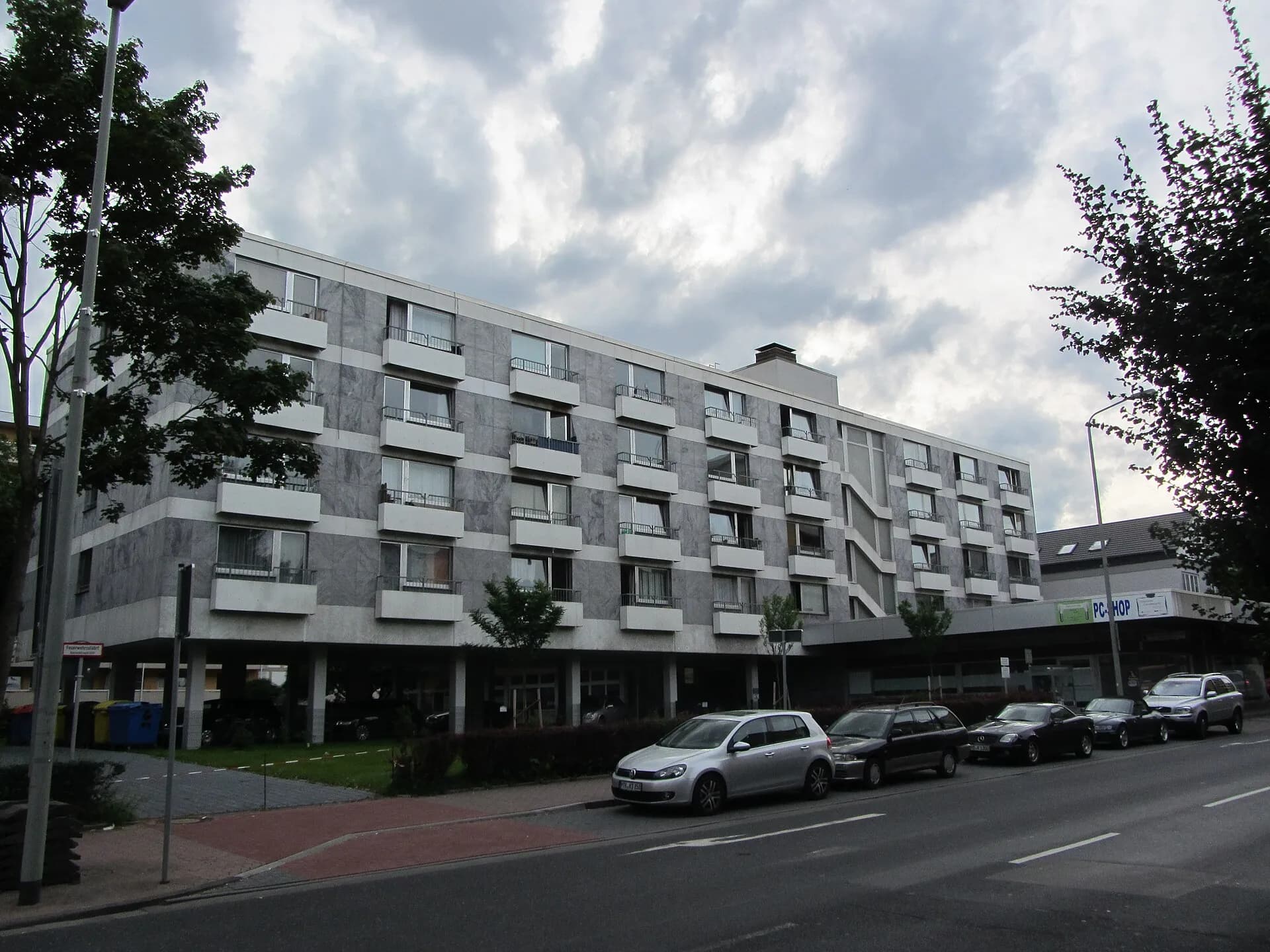 Straßenseite des Europäischen Hofs in Bad Soden am Taunus