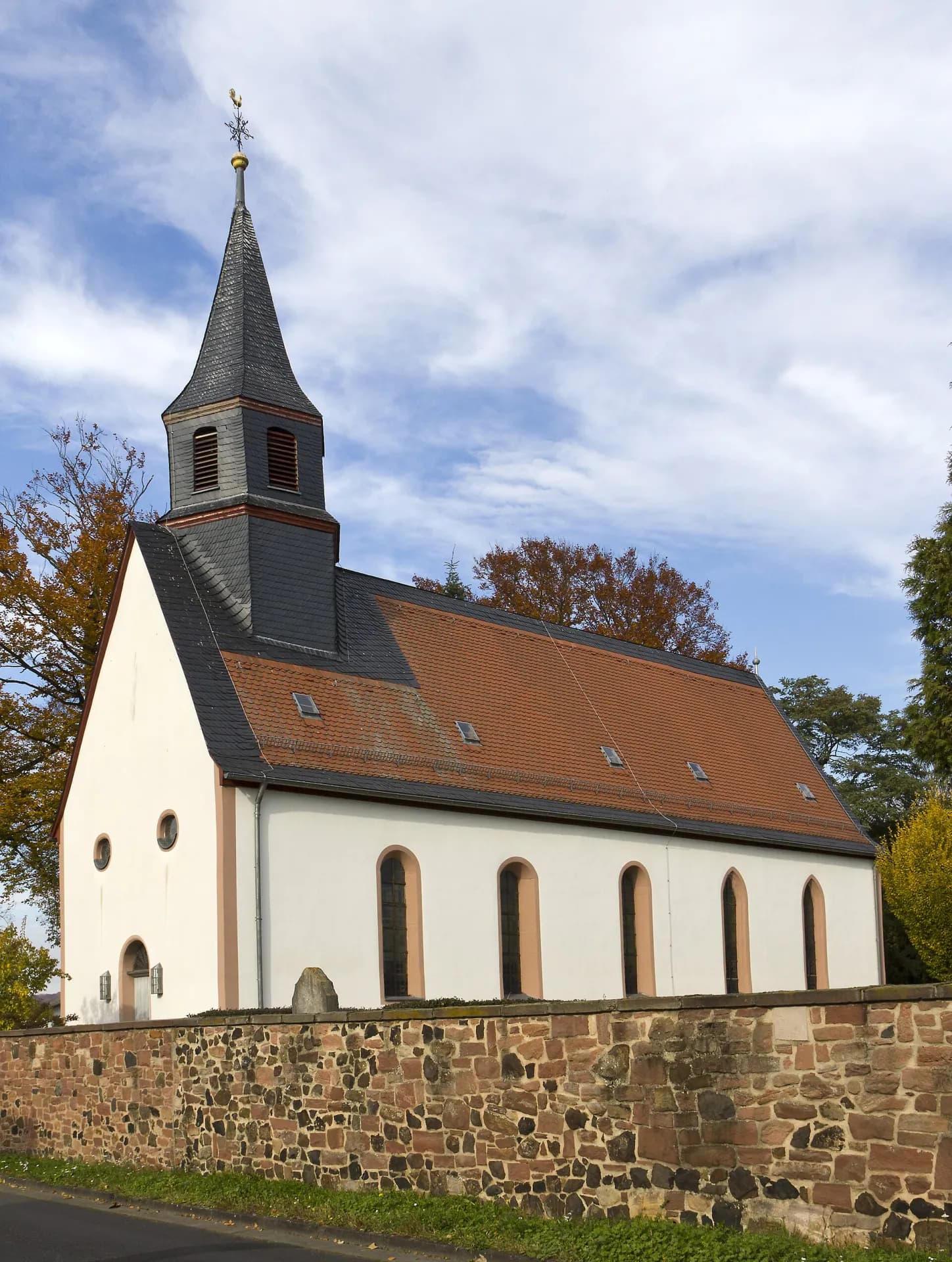 Evangelische Kirche im Ortsteil Büdesheim in Schöneck