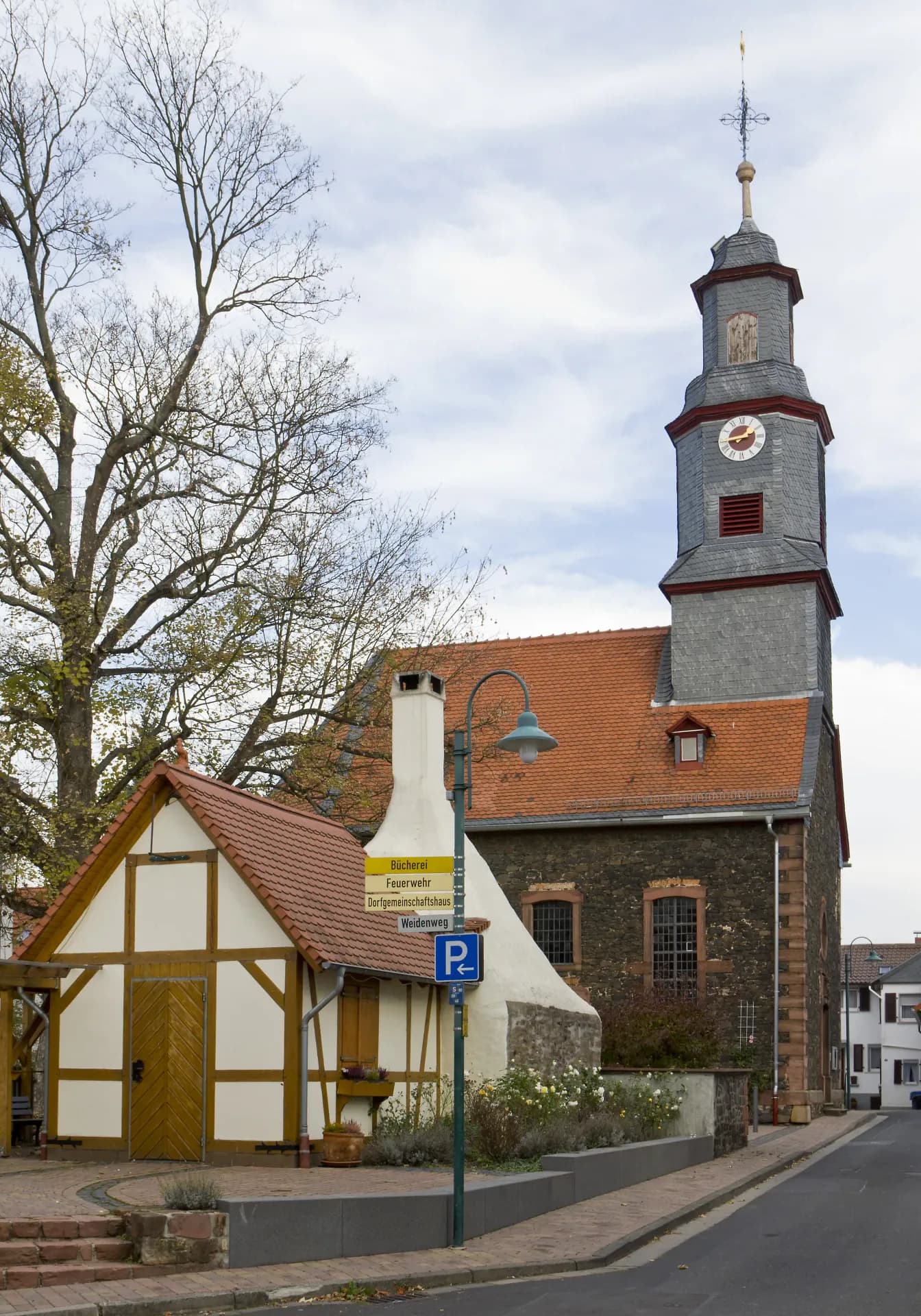 Evangelische Kirche im Ortsteil Oberdorfelden in Schöneck