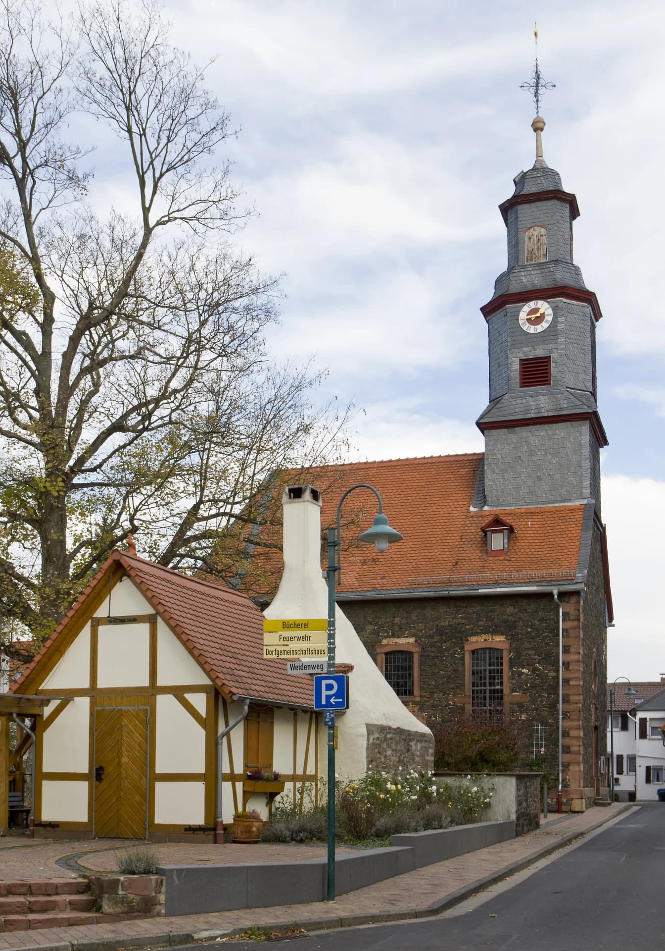 Evangelische Kirche im Ortsteil Oberdorfelden in Schöneck