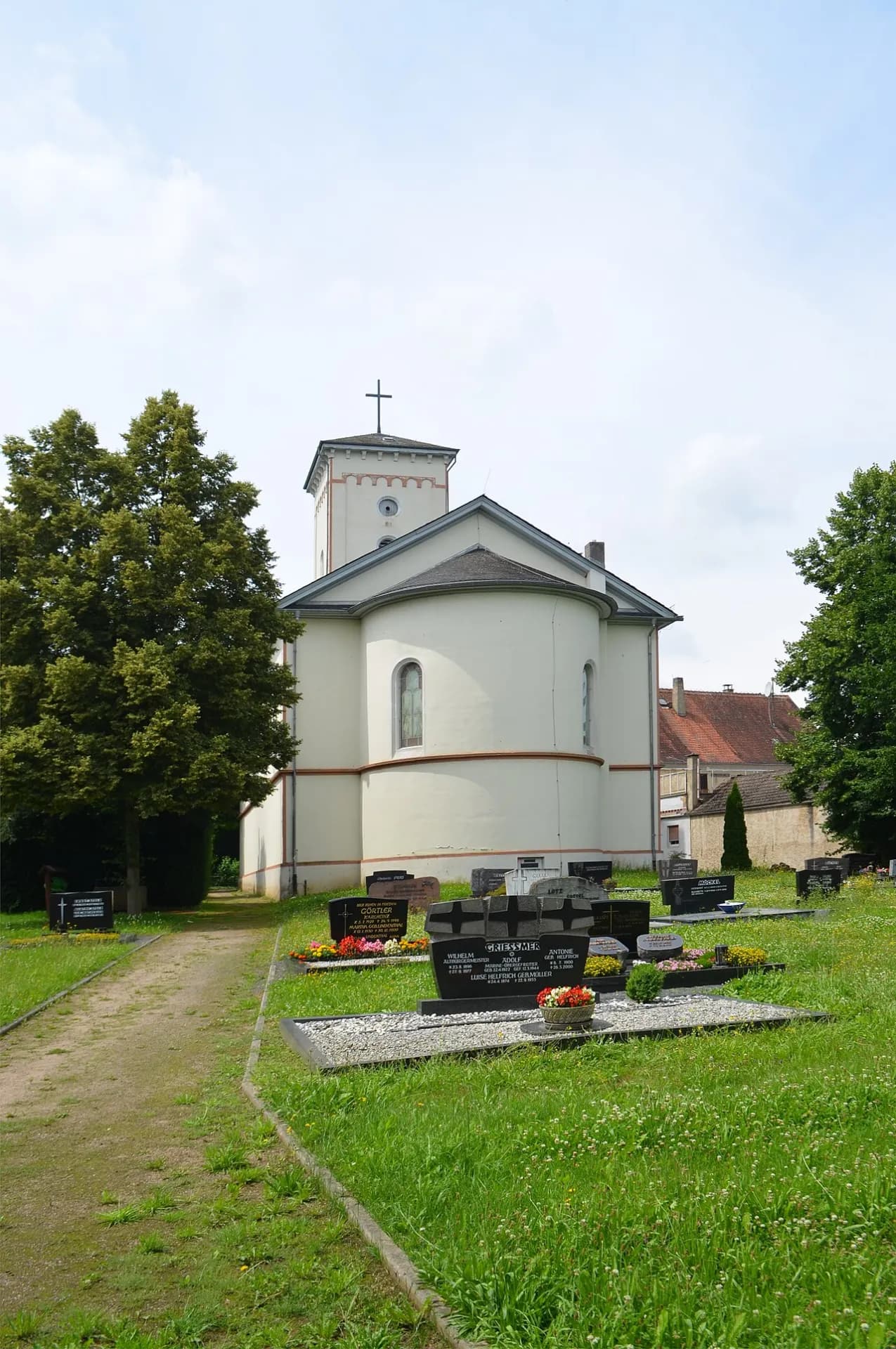 Evangelische Kirche in Florstadt-Staden von Osten