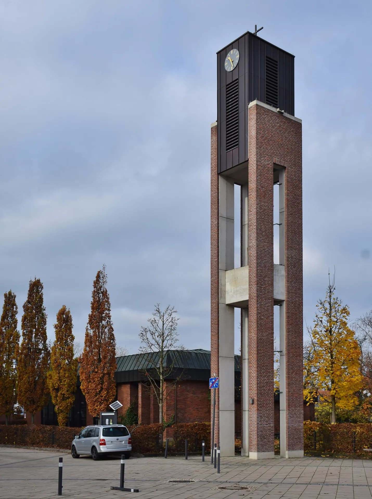 Evangelische Kirche am Stadtzentrum in Raunheim