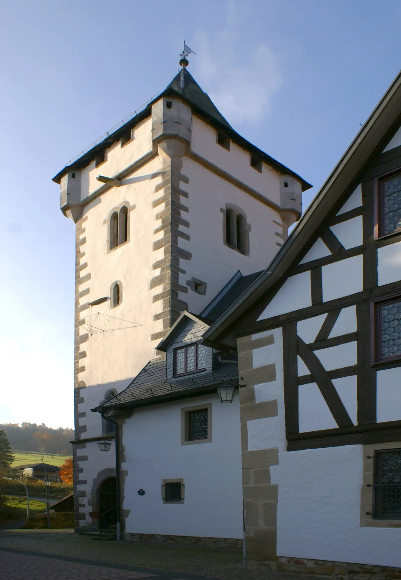 Turm der Evangelischen Kirche in Wächtersbach