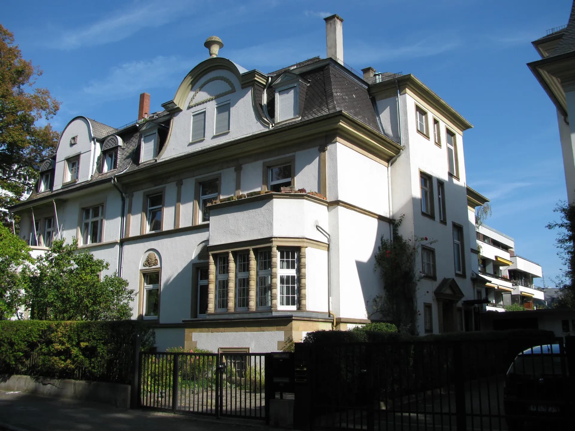 Eckvilla an der Eysseneckstraße im Frankfurter Nordend