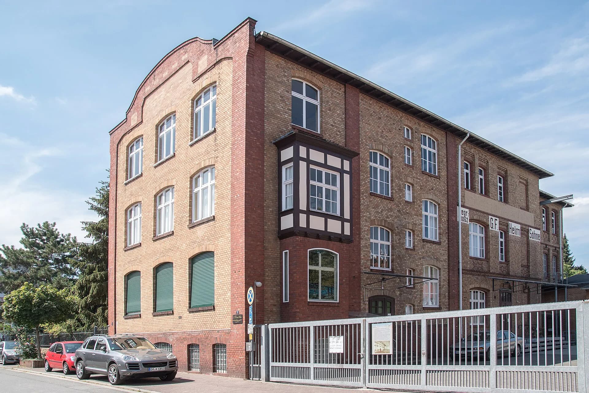 Fabrikgebäude an der Ernst-Ludwig-Straße 3 in Ober-Ramstadt