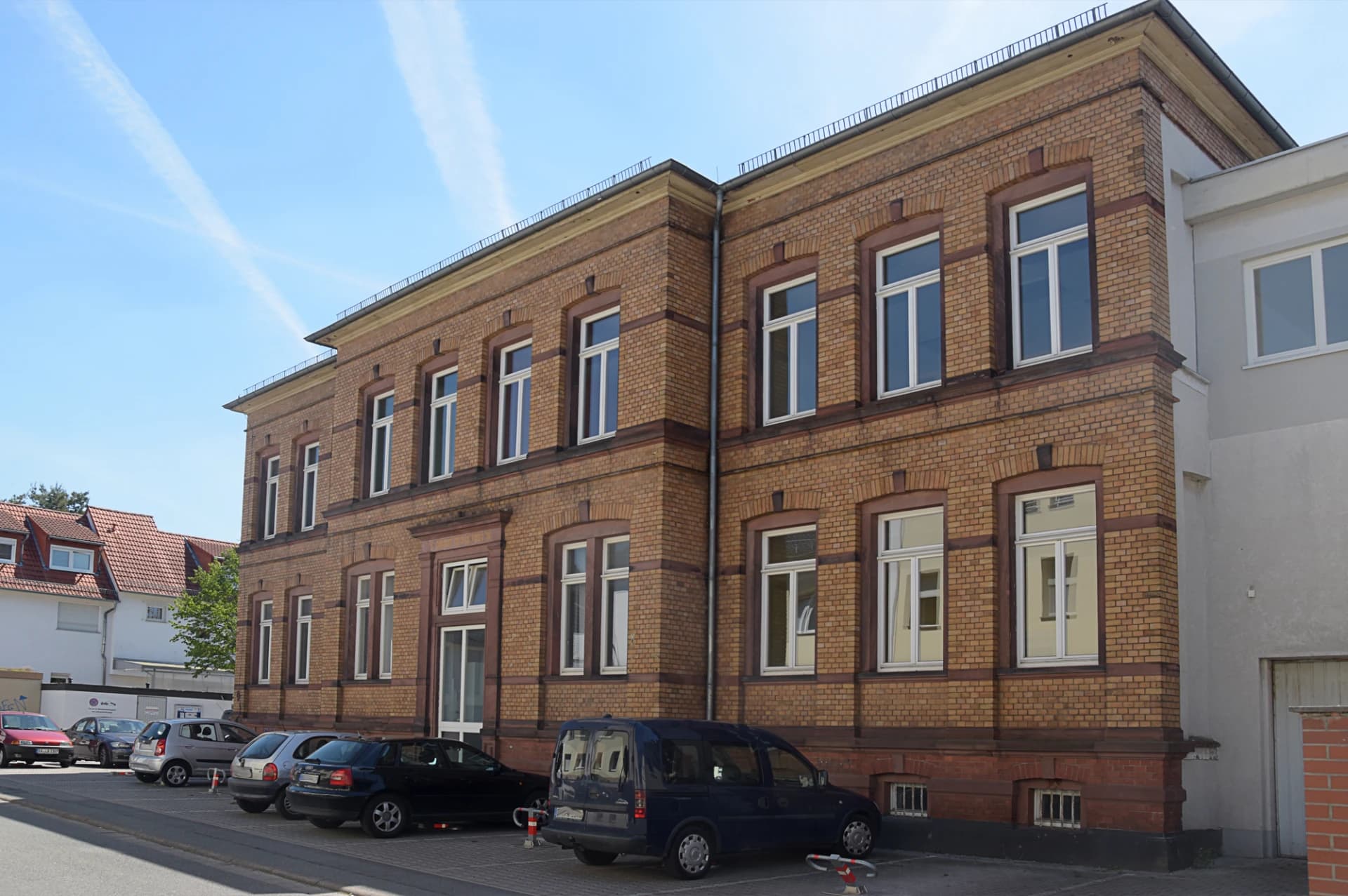 Backsteingebäude in der Fabrikstraße 9 in Pfungstadt