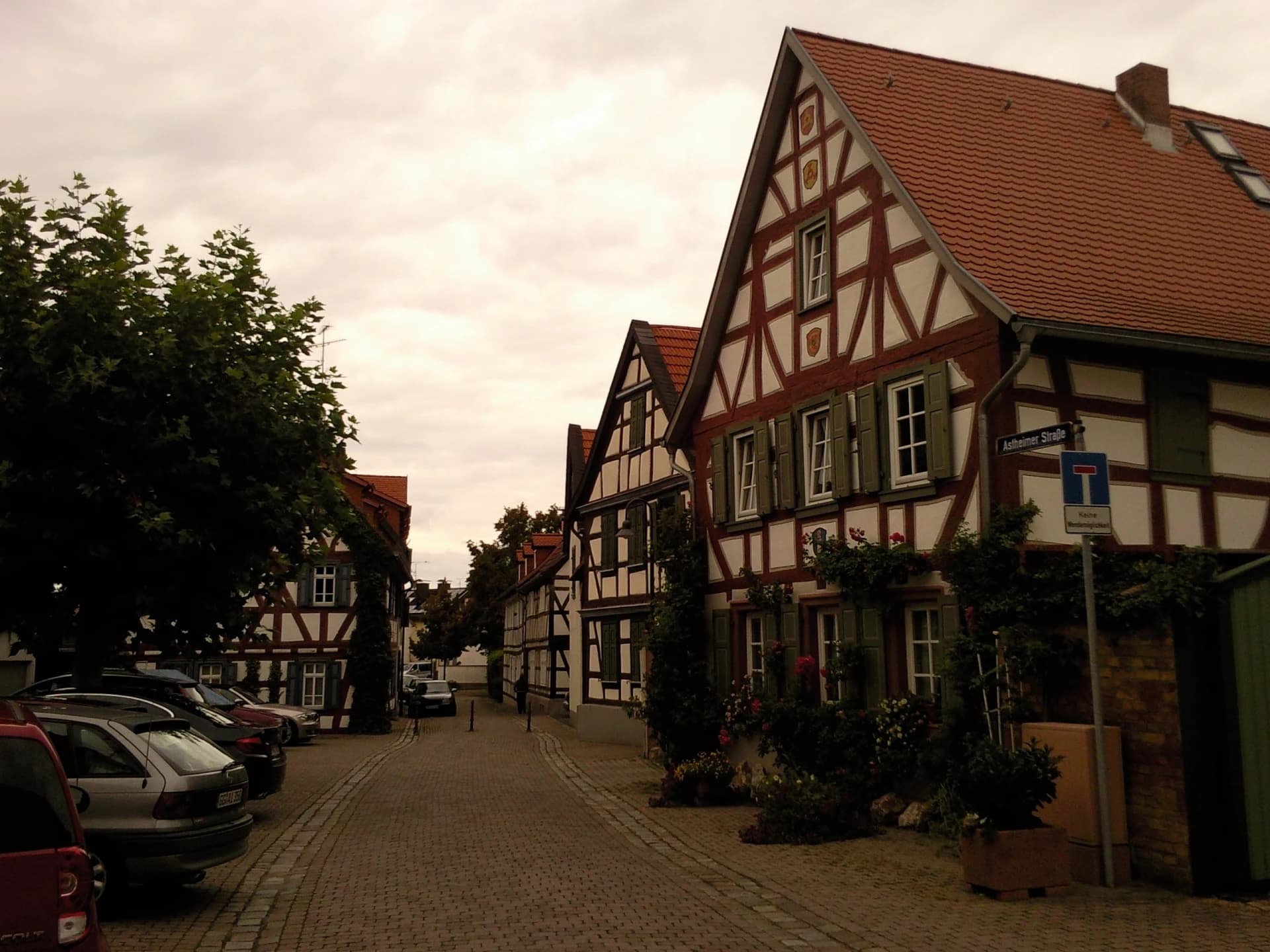 Fachwerkhäuser an der Astheimer Straße in Trebur