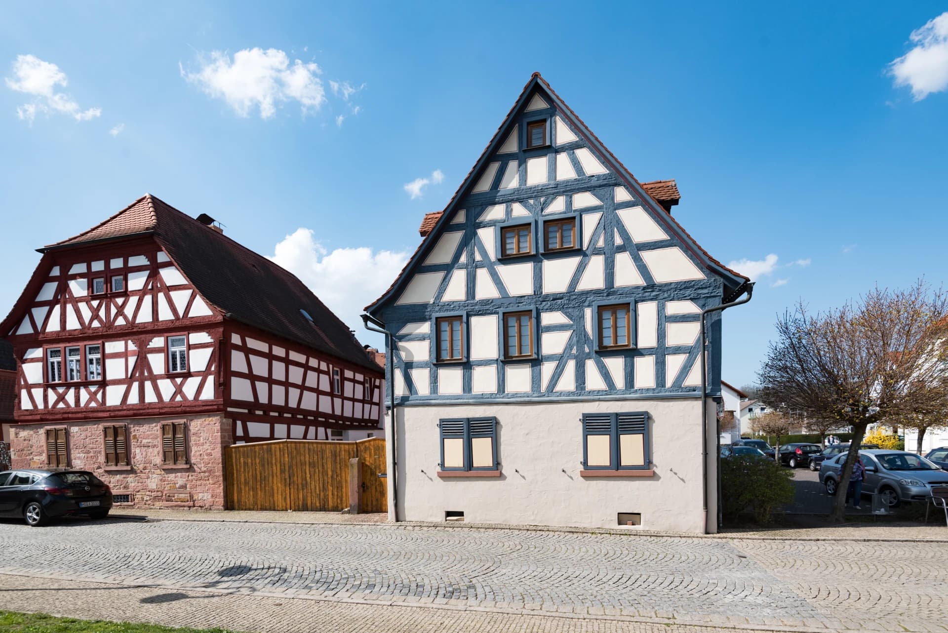 Fachwerkensemble an der Hauptstraße in Elsenfeld