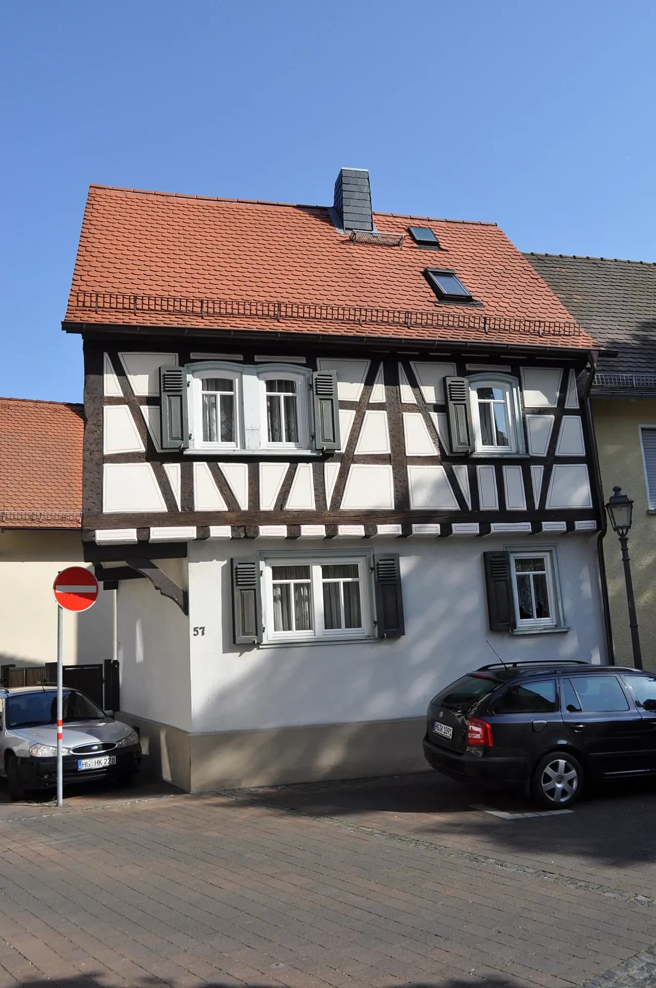 Fachwerkgiebel Am Kirchberg in Bad Homburg-Kirdorf