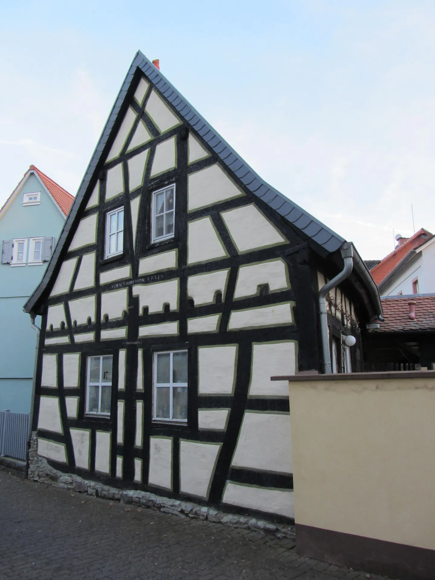 Fachwerkgiebel An der Trinkhalle in Bad Soden am Taunus