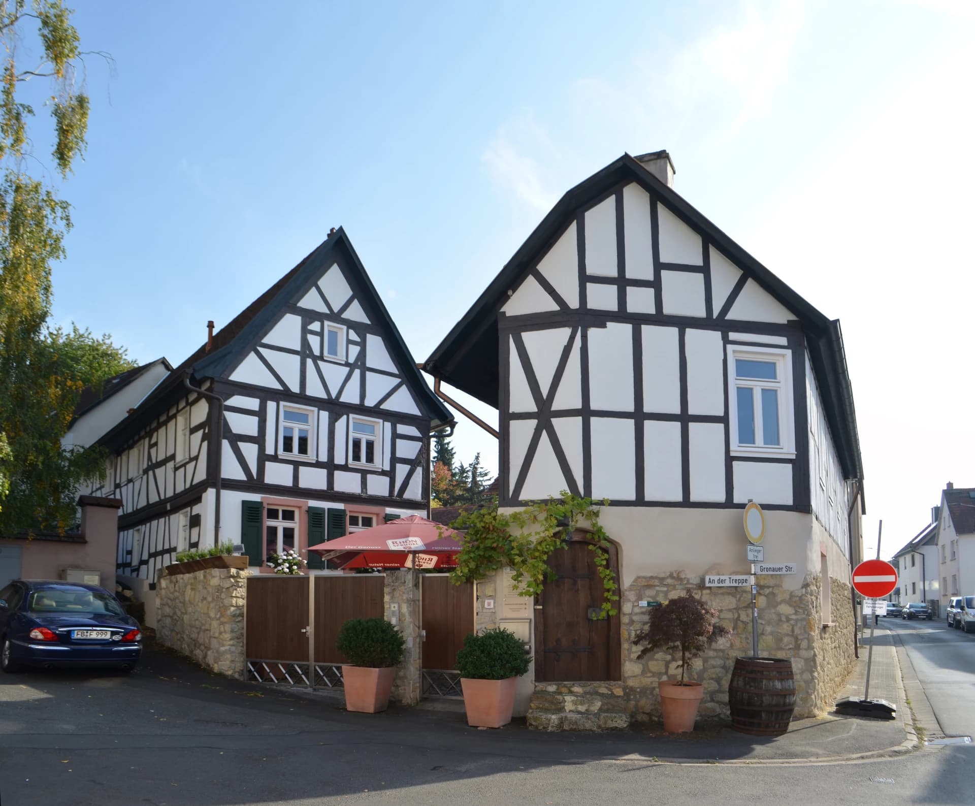 Fachwerkhäuser An der Treppe in Klein-Karben, Karben
