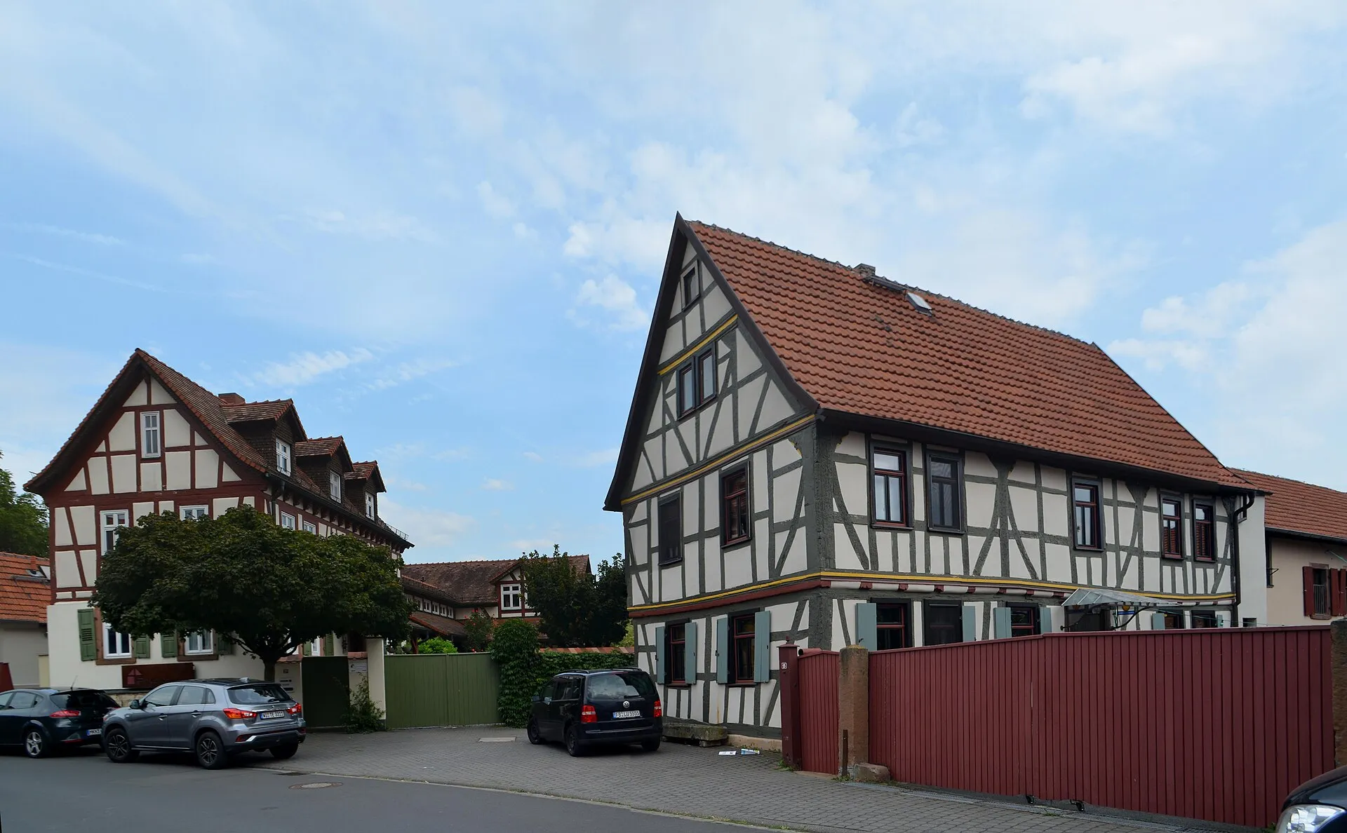 Fachwerkhäuser an der Obergasse in Rendel, Karben