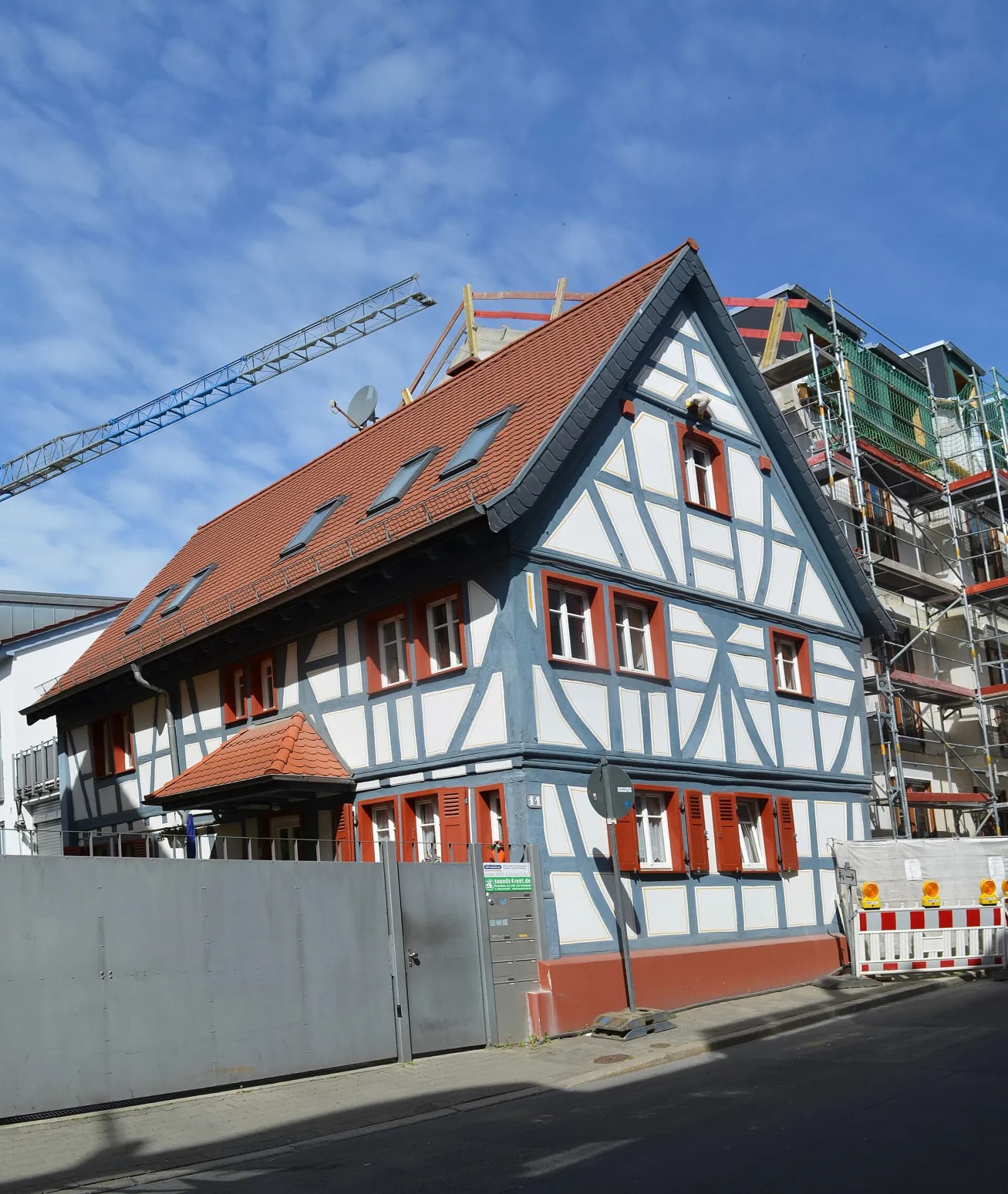 Fachwerkhaus in der Straße Alt-Bornheim in Frankfurt Bornheim
