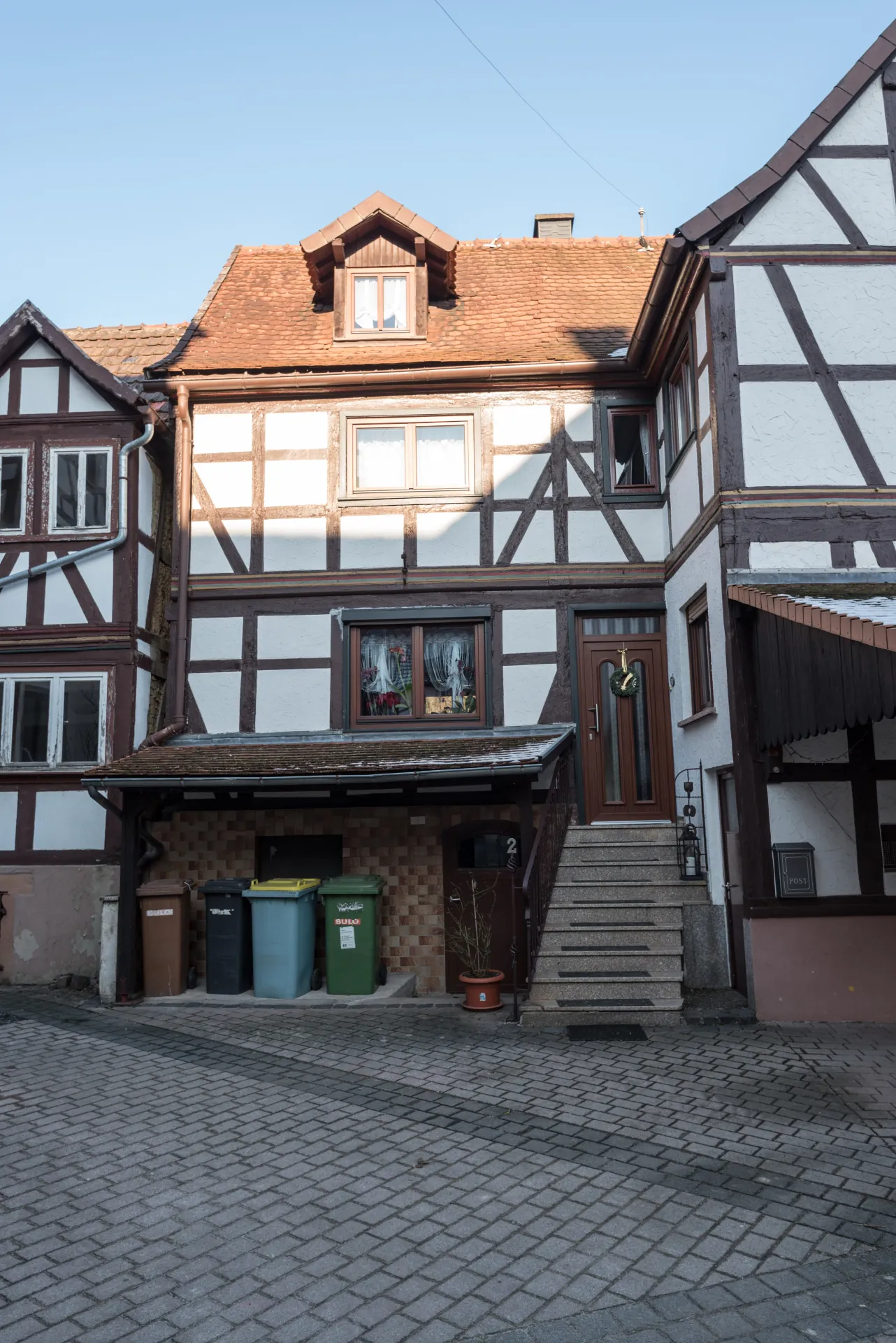 Fachwerkhaus an der Rosengasse 2 in Wächtersbach