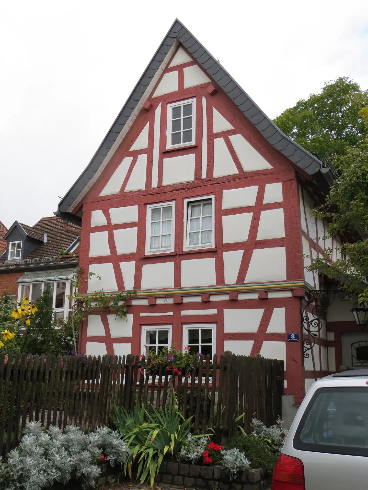 Rotes Fachwerkhaus An der Trinkhalle in Bad Soden am Taunus